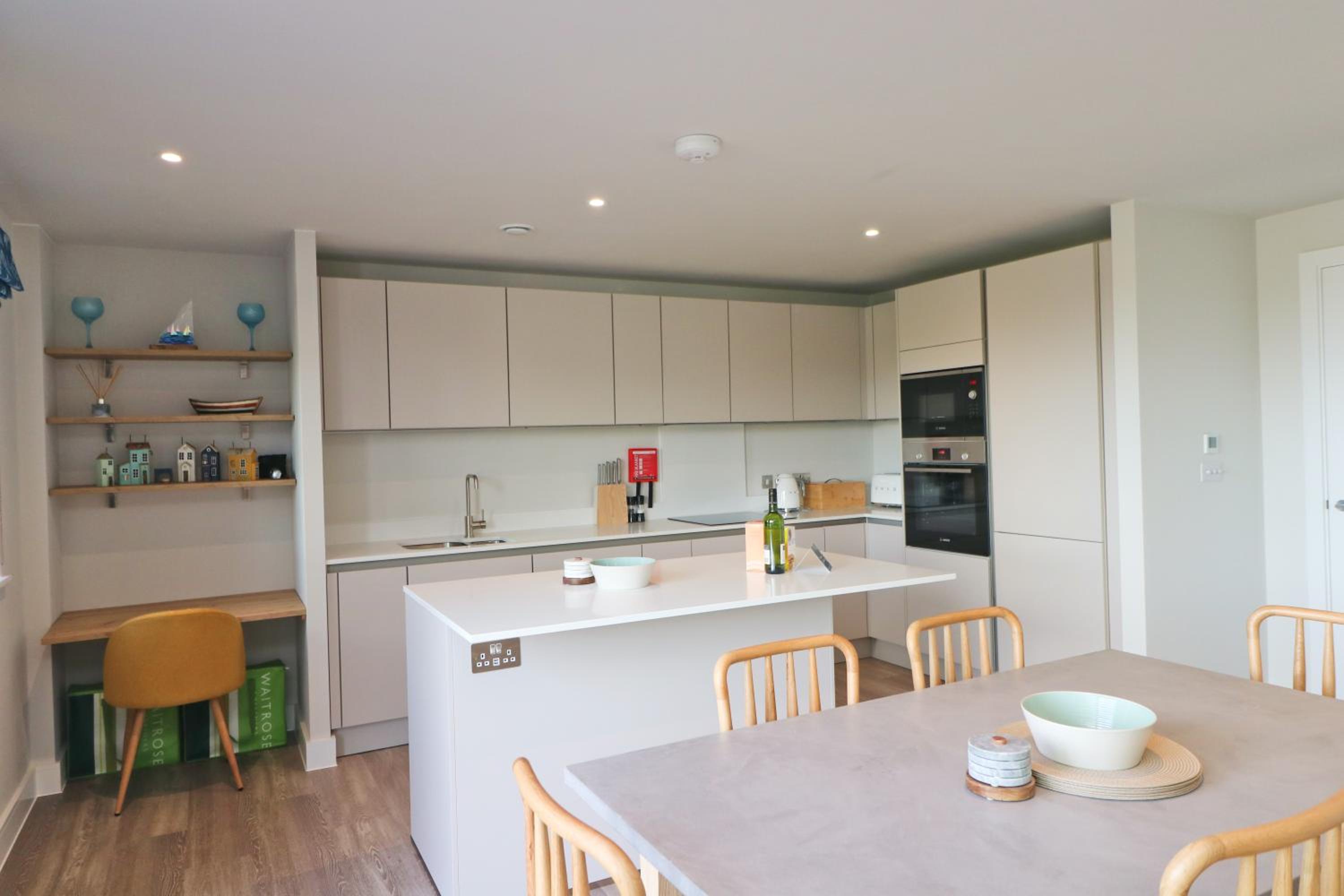 Stylish estuary view apartment