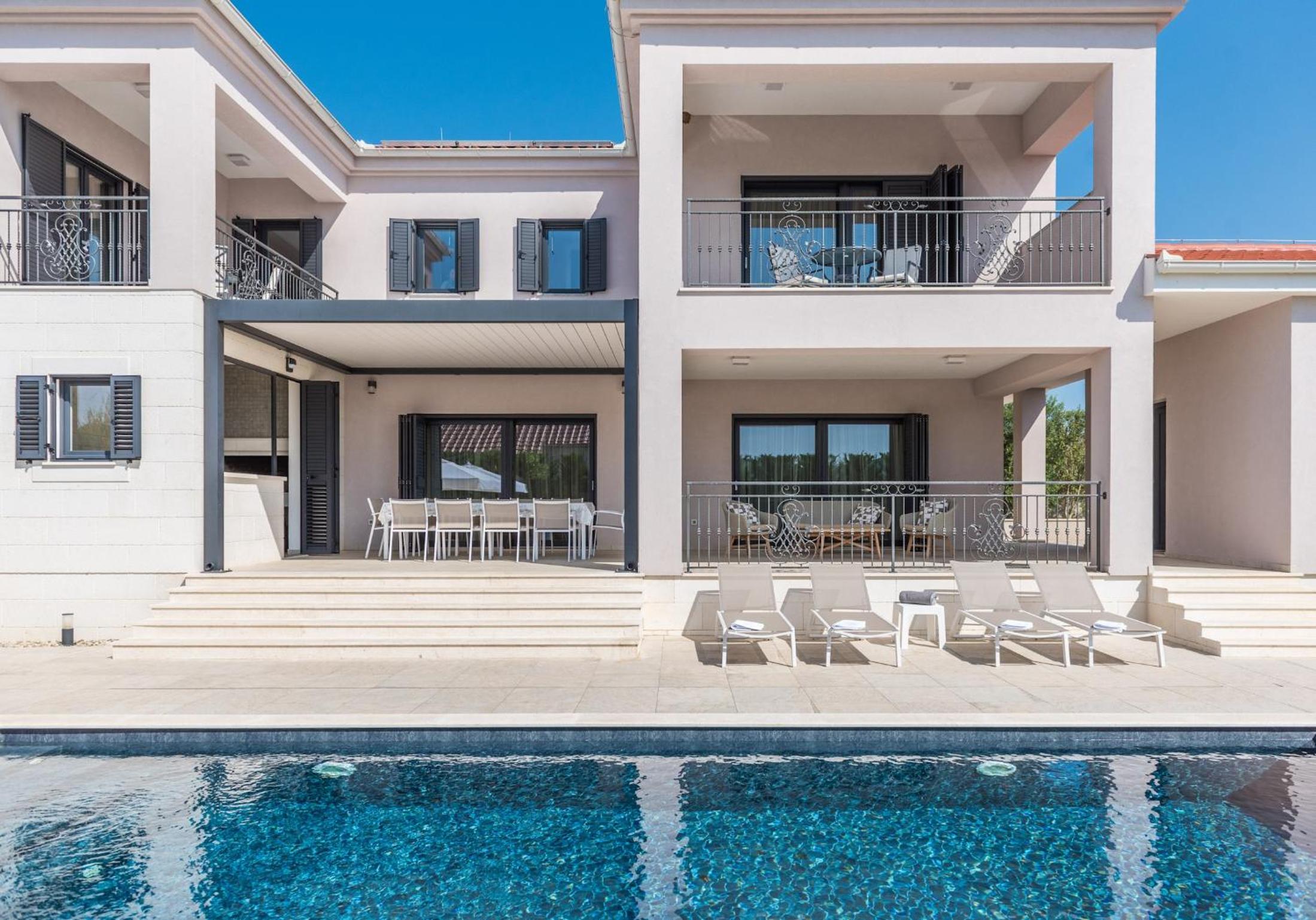 Luxurious Zadar Villa 5 Bedrooms Villa Tranquil Adore Private Heated Pool view 3