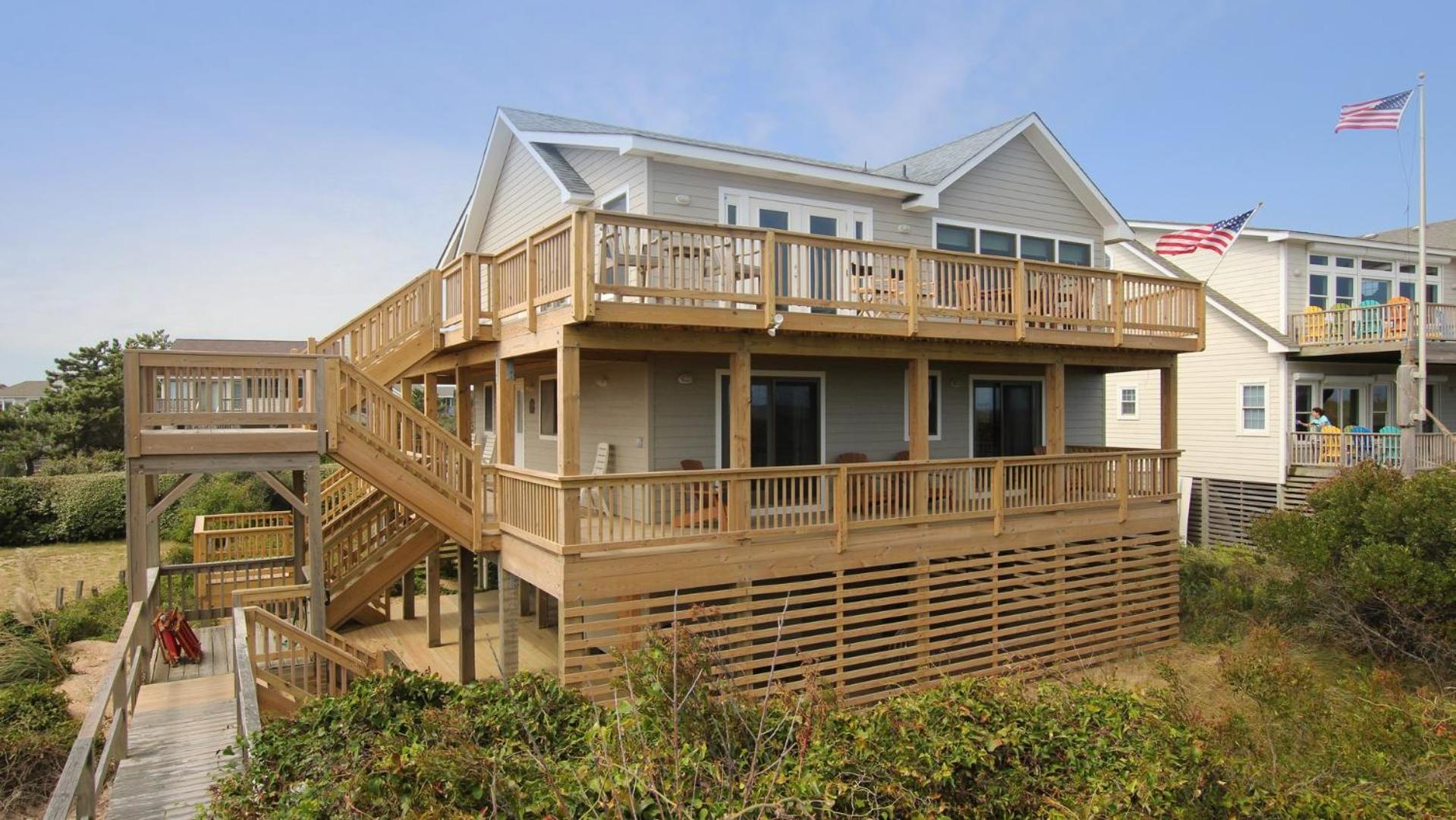 OCEANFRONT, Ocean Views, Sun Decks, Prv Beach Access, SA69, Kirk view 2