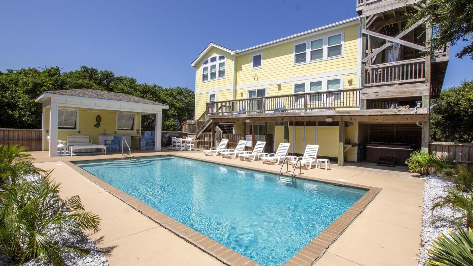 Oceanside, Pool with Poolside Bar, Rec Room, Hot Tub, Sun Decks, SS8, Group Therapy view 2