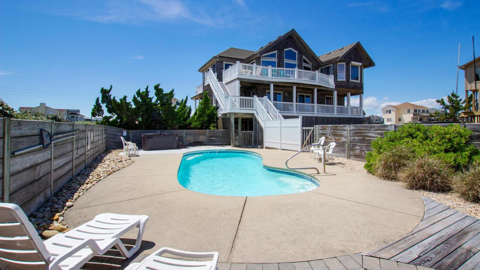 OCEANFRONT, Private Pool, Private Beach Access, Hot Tub, SSV124, Aint Life Grand view 3