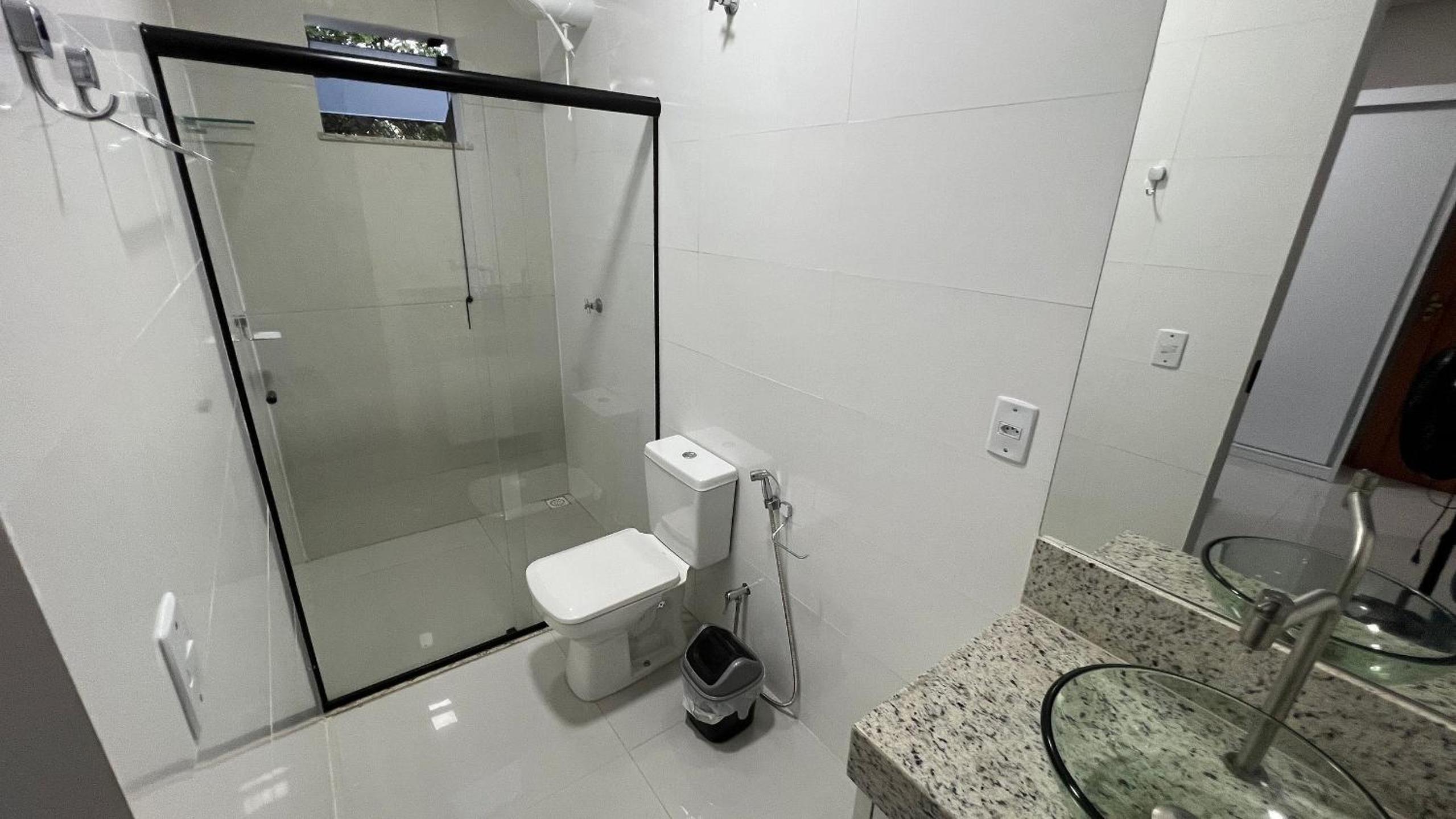 Quarto duplo na orla de Porto Bahia