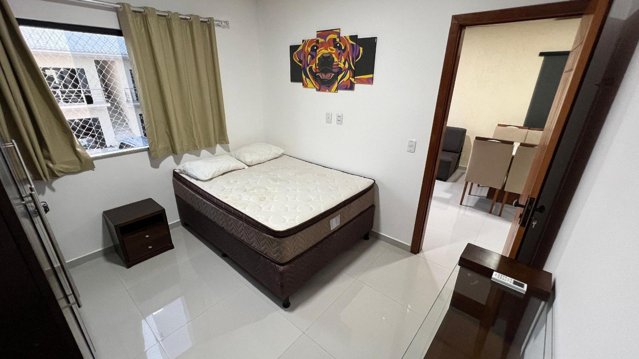 Quarto duplo na orla de Porto Bahia
