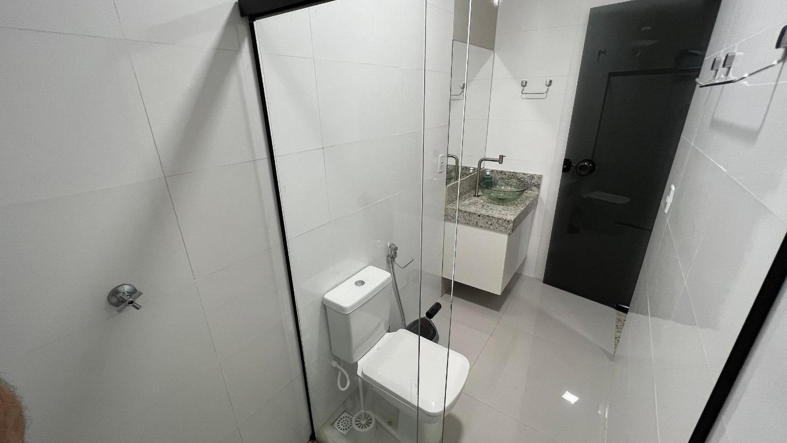Quarto duplo na orla de Porto Bahia