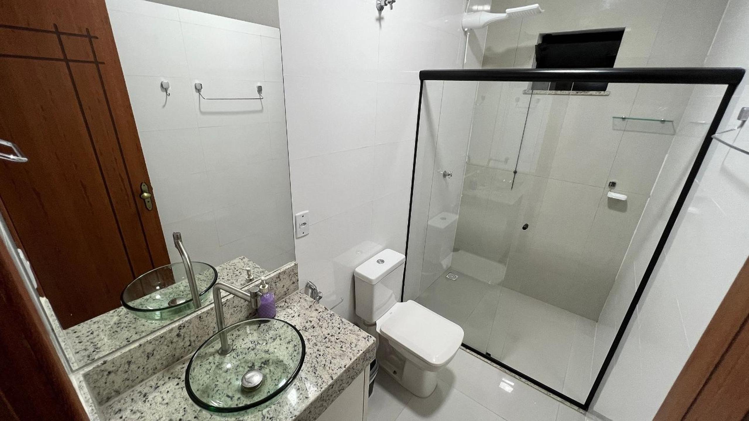Quarto duplo na orla de Porto Bahia