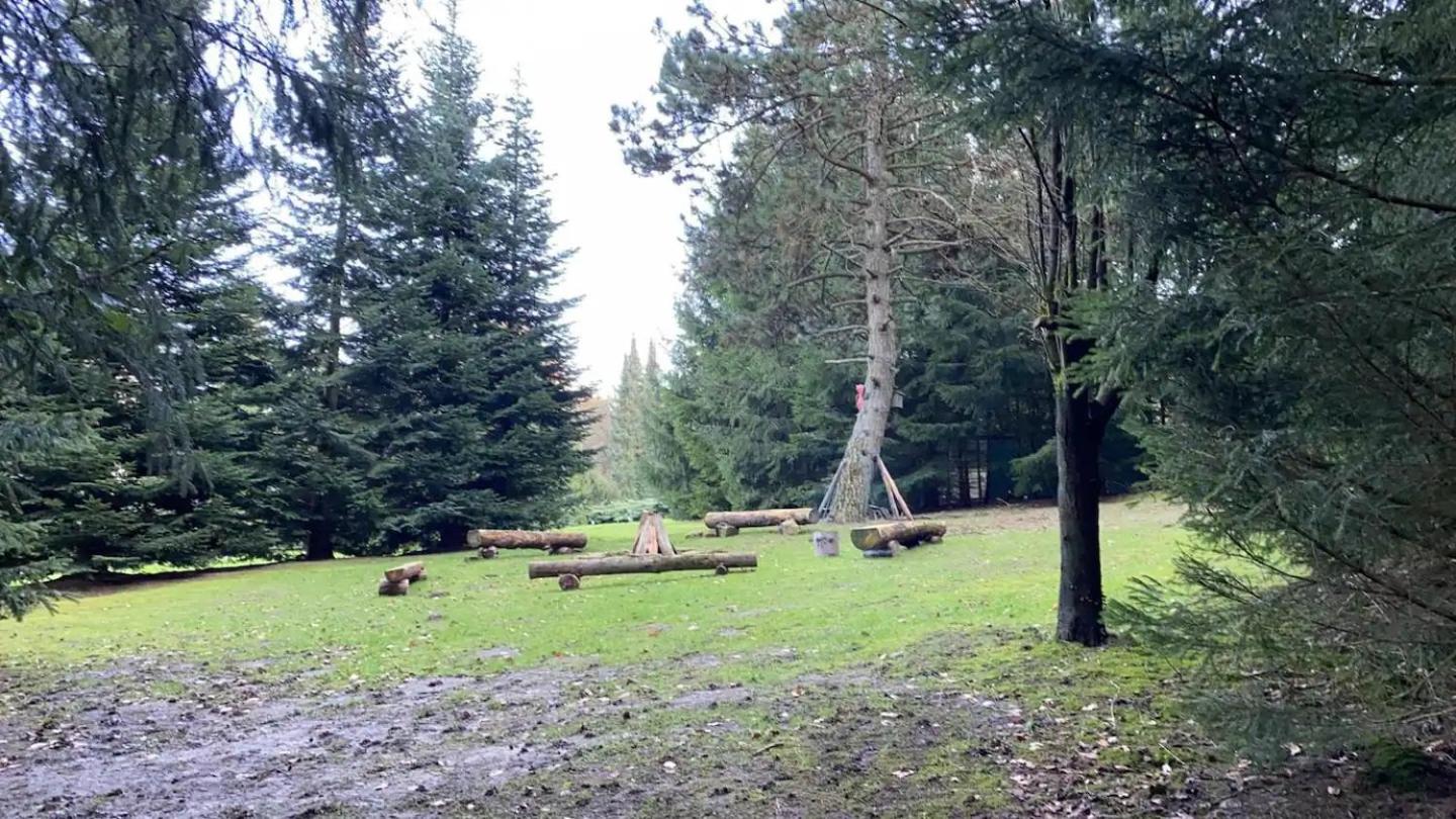 Ferienhaus Villa EMG Osnabrück Bielefeld in Preussisch-Oldendorf, Alleinlage, eigene Wald und See, Jacuzzi, Sauna für Familien Gruppen bis 20 Personen