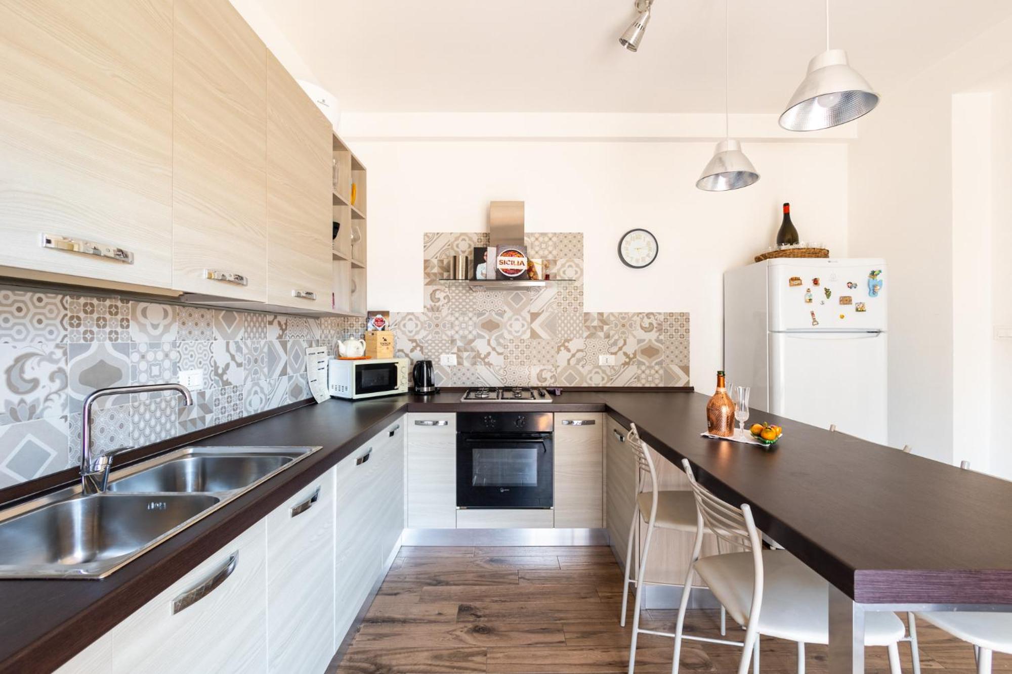 Central suite en Palermo — kitchen