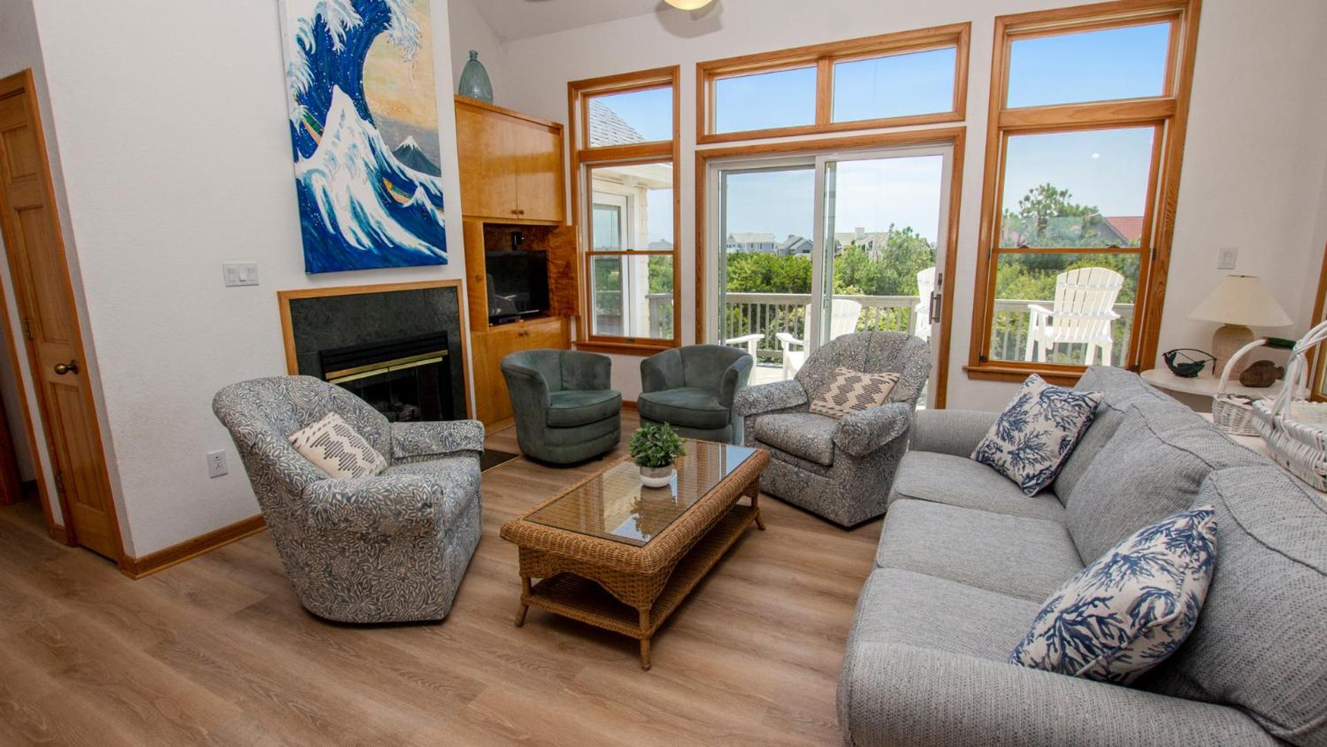 Oceanside, 5 BRs, Community Amenities, Keyless Entry, VOH2, Corolla Del Mar view 2