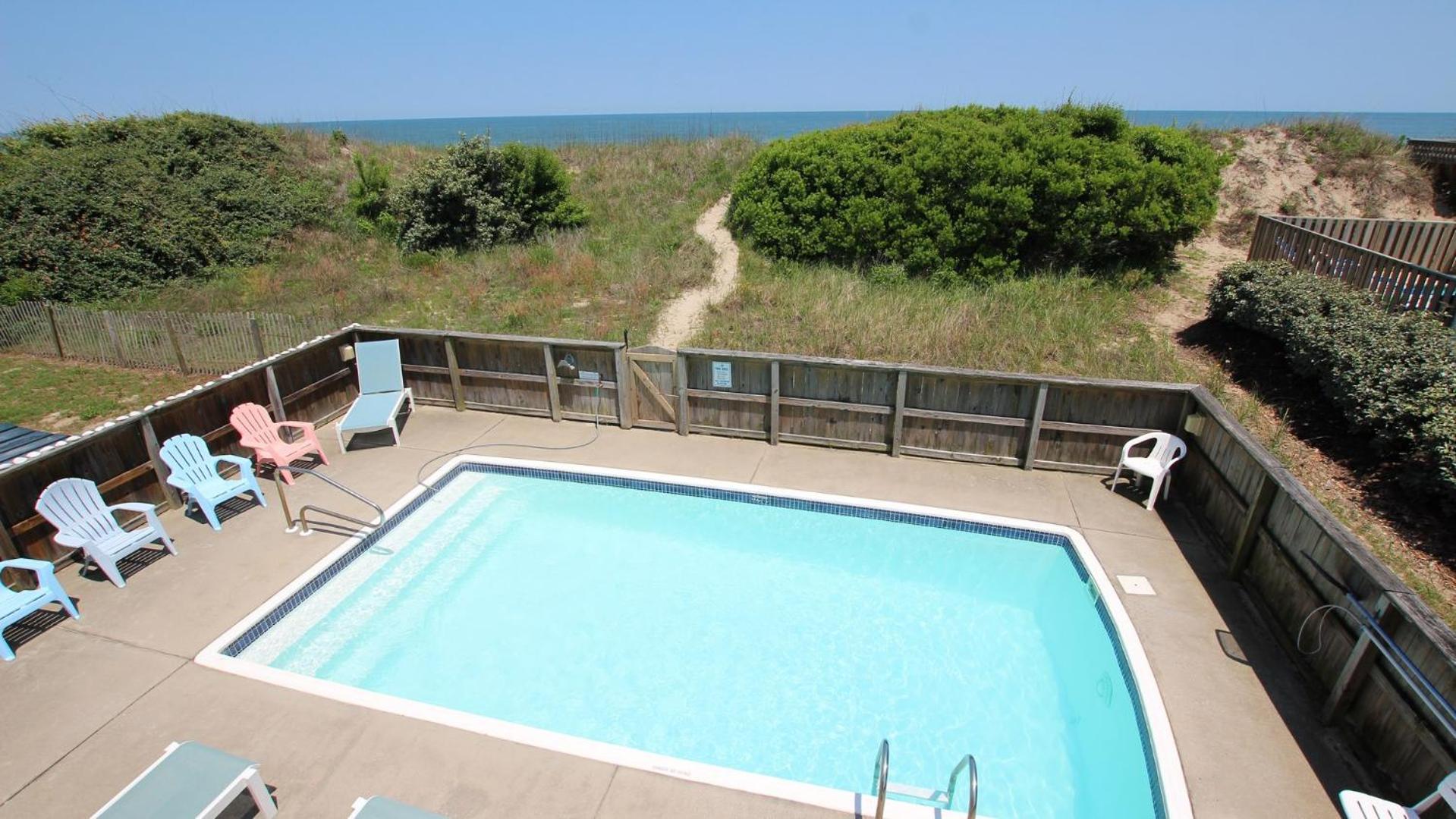 OCEANFRONT, Private Pool, Ocean Views, Beach Walkway, Hot Tub, WL1035, PiraSea view 2