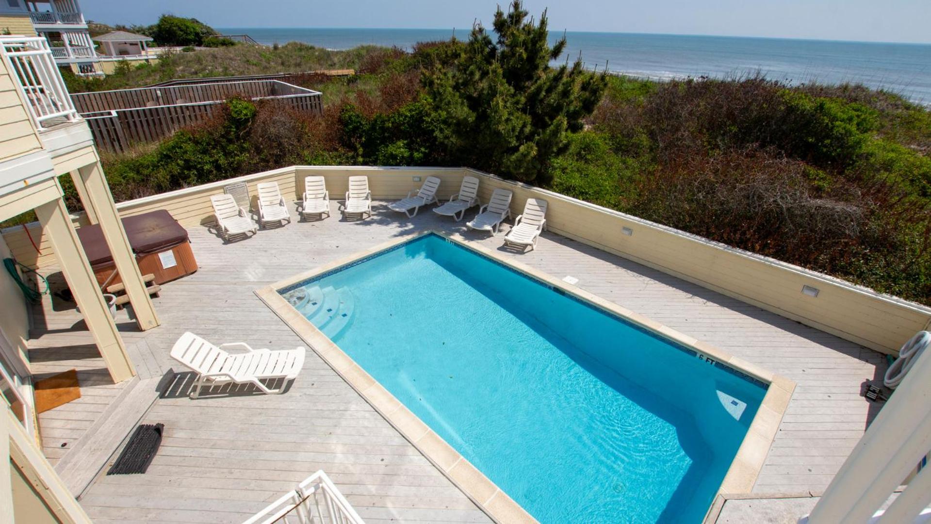 OCEANFRONT, Private Pool, Close to Beach Access, Ocean Views, Pool Table, WL925, Iselin view 4