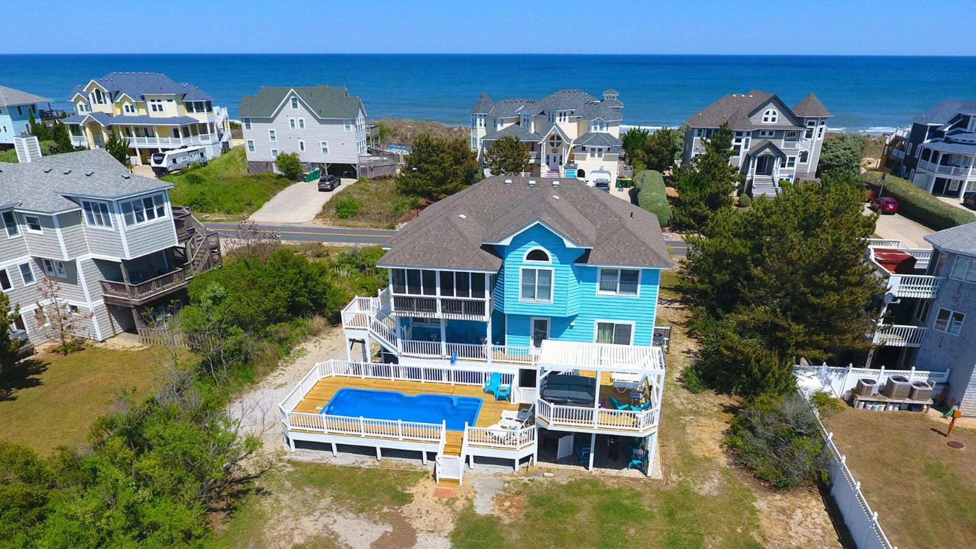 Semi-Oceanfront, Private Pool, H Tub, Pool Table, WL864, Fox's Beach Paradise view 2