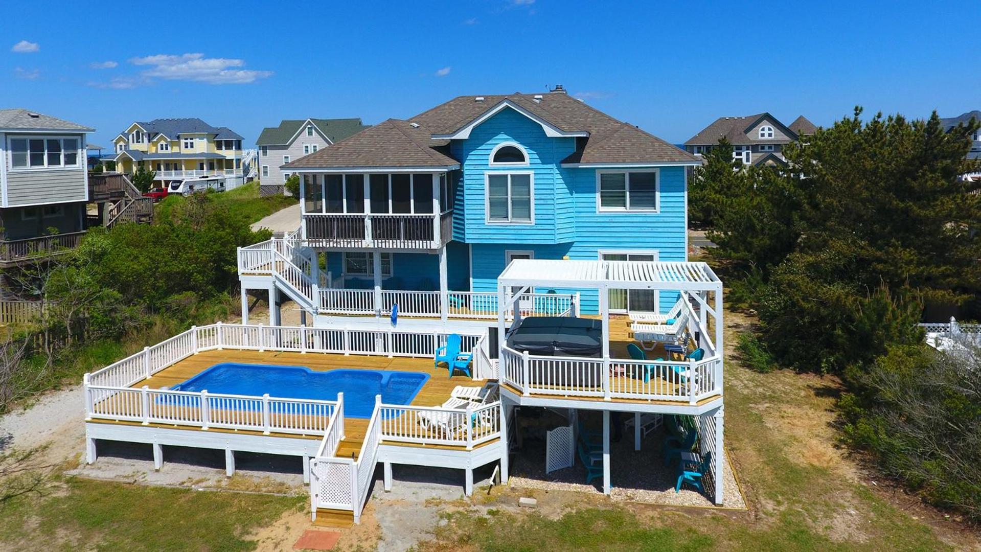Semi-Oceanfront, Private Pool, H Tub, Pool Table, WL864, Fox's Beach Paradise view 3