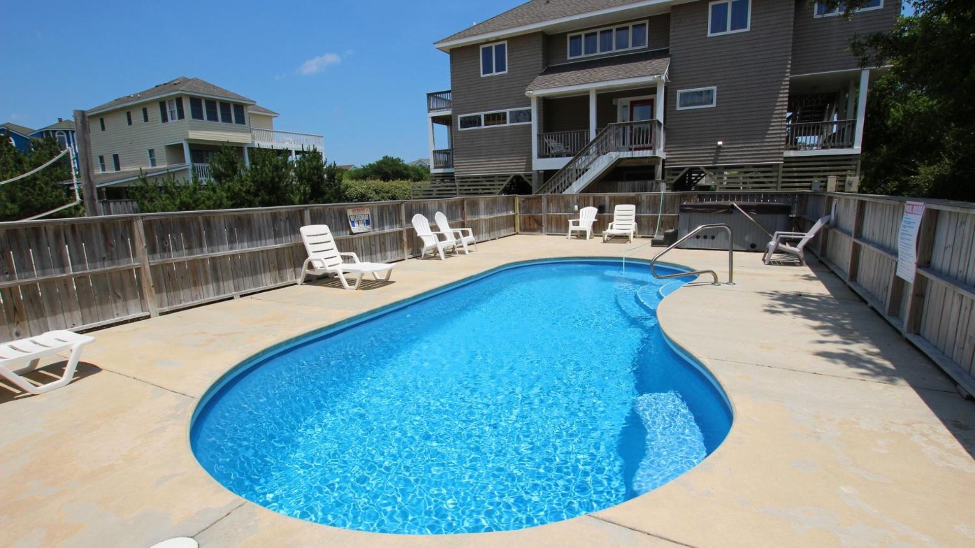 Oceanside, Screened Porch Dining, Priv Pool, Yard, Dogs Welcome, WW1042, Jolly Octopus view 4