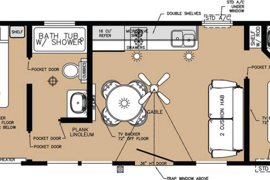 The Fox Den Cabin #14 at Blue Spruce RV Park & Cabins view 5
