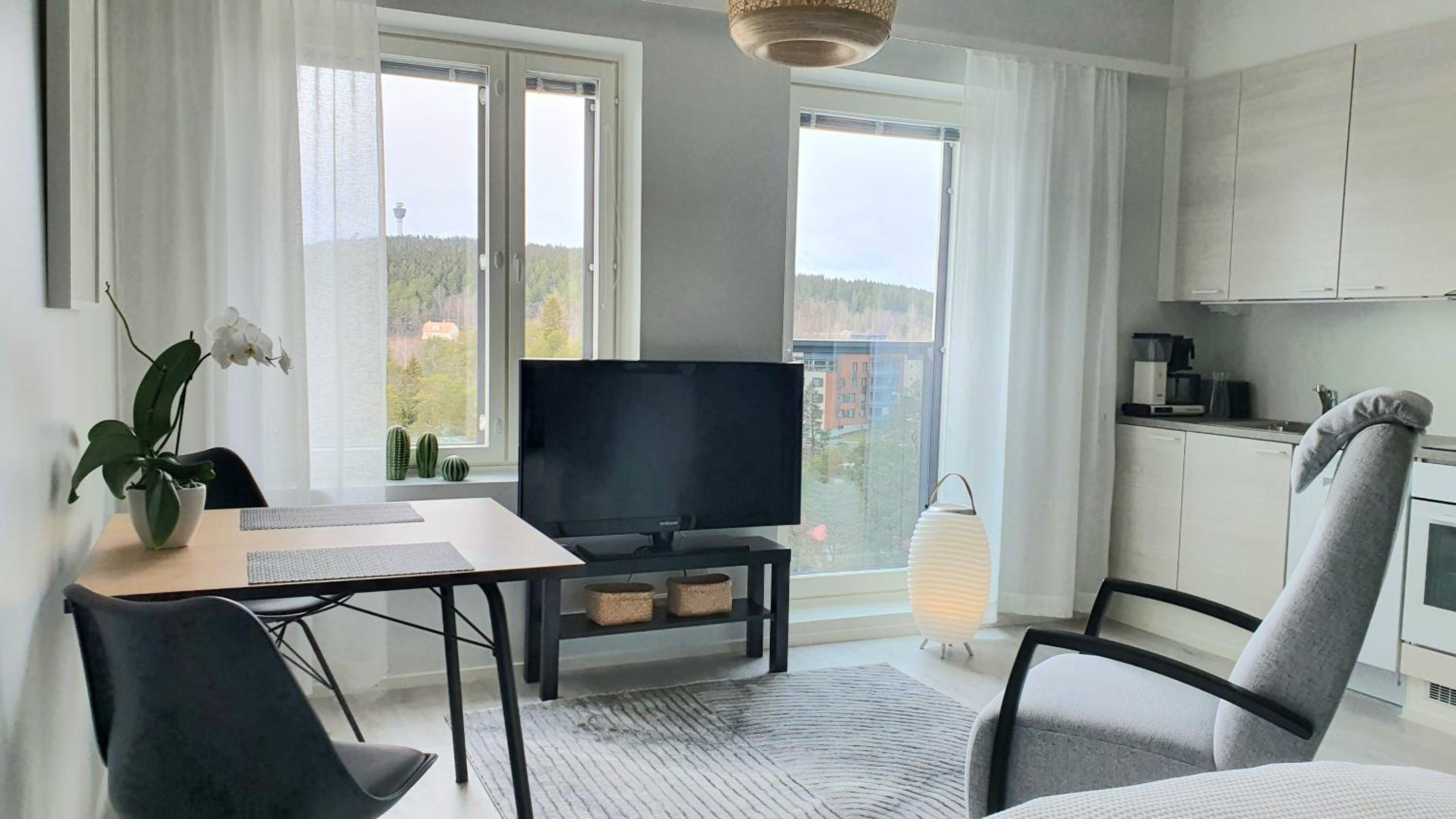 Studio 12 floor, Puijo landscape, Free parking view 4
