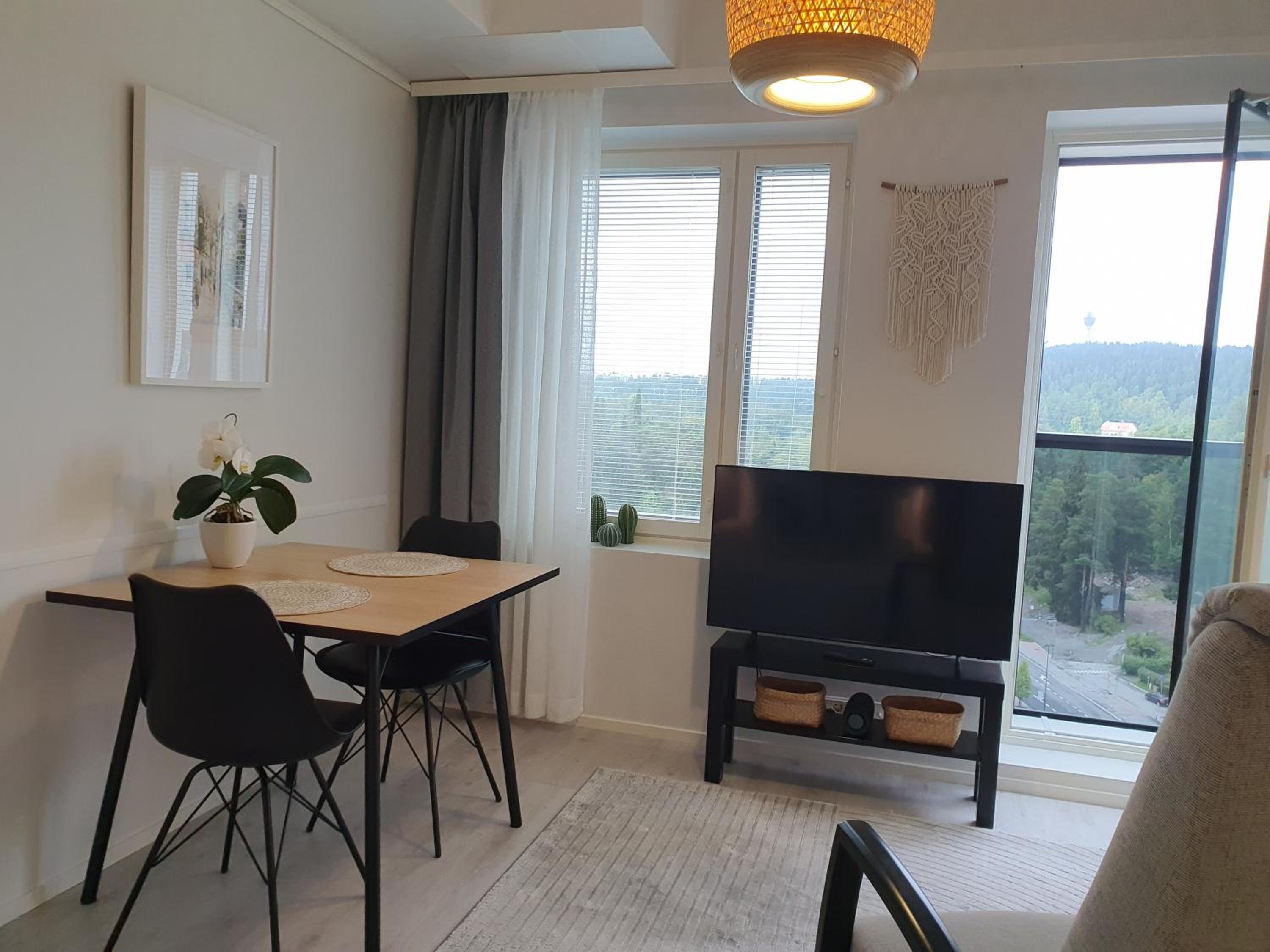Studio 12 floor, Puijo landscape, Free parking view 3