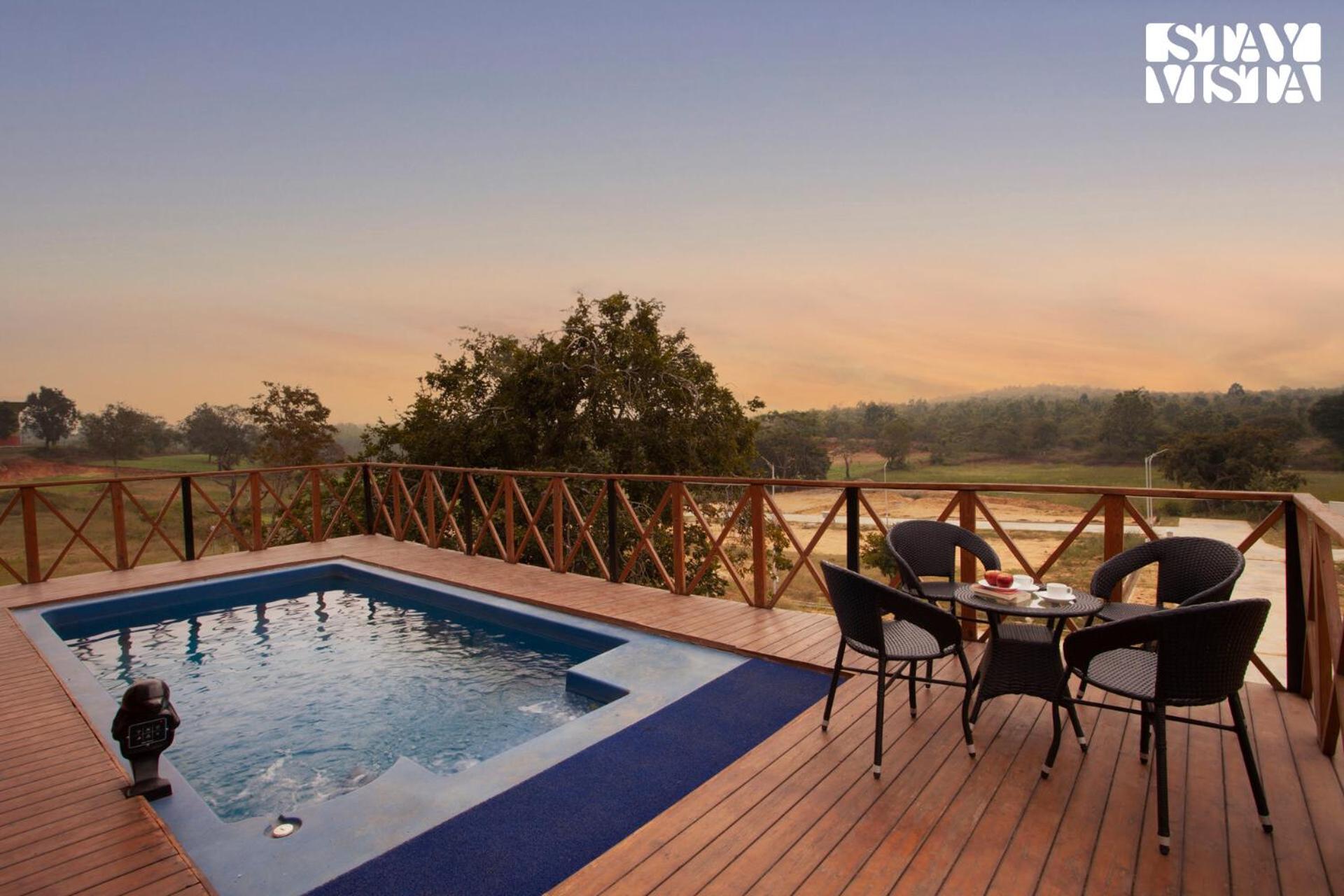 StayVista at The Goldilocks with Pvt Pool & Gym view 2