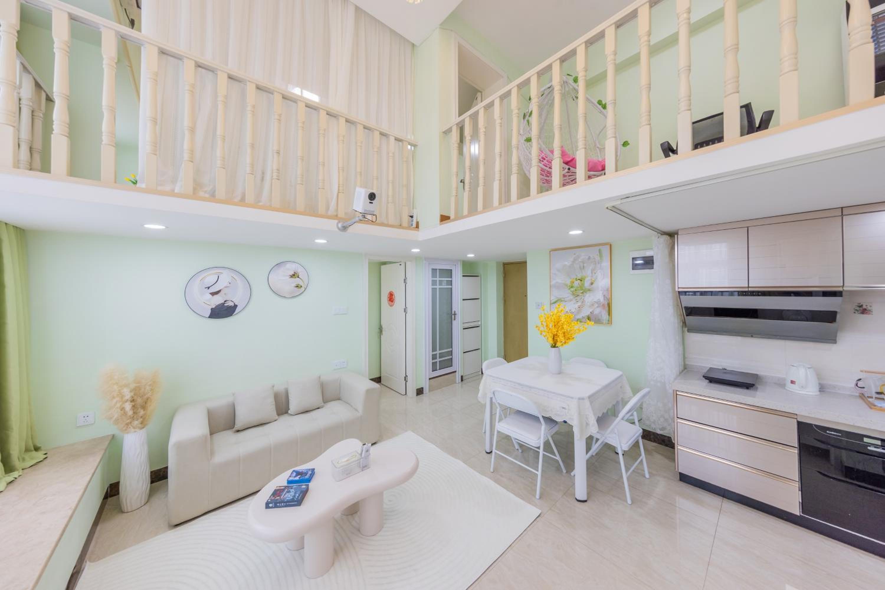 Lavendar Duplex Apartment