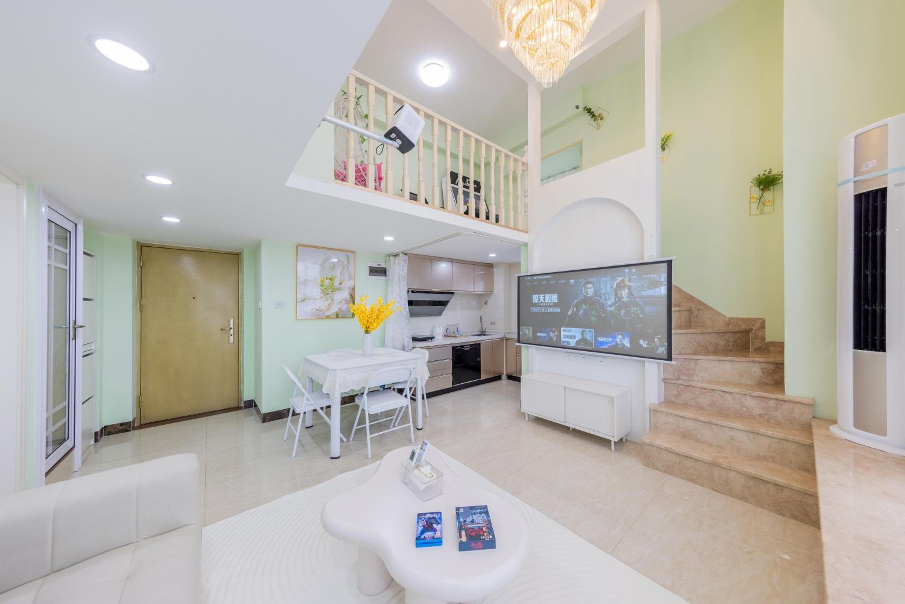 Lavendar Duplex Apartment
