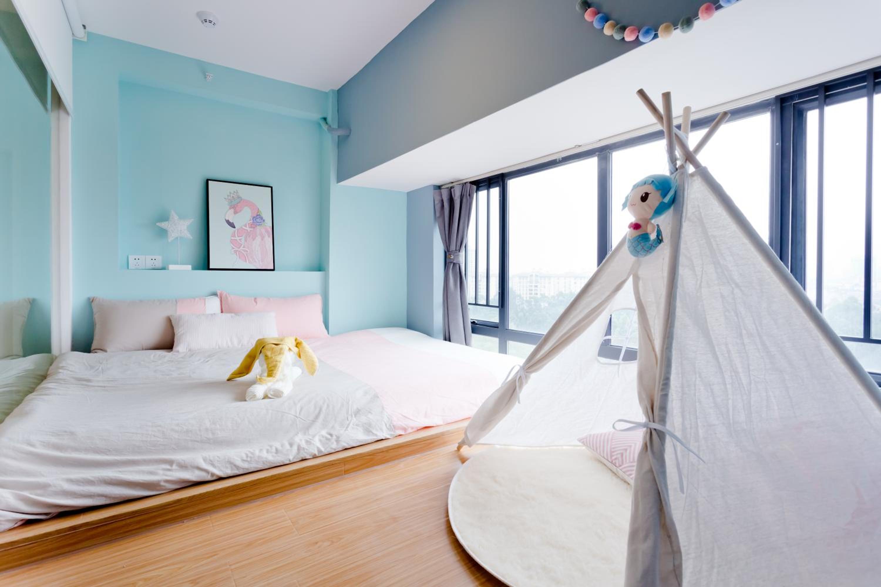 Lavendar Duplex Apartment