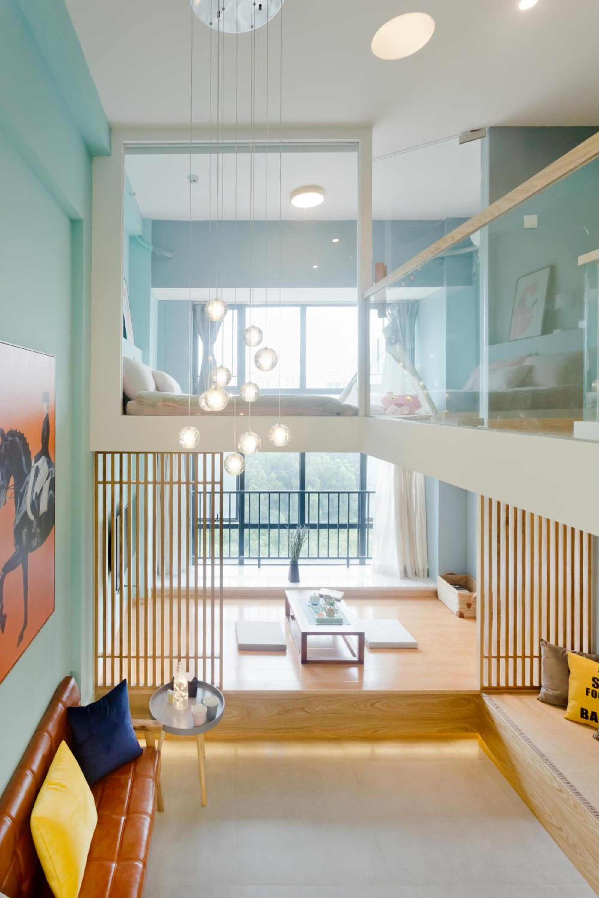 Lavendar Duplex Apartment