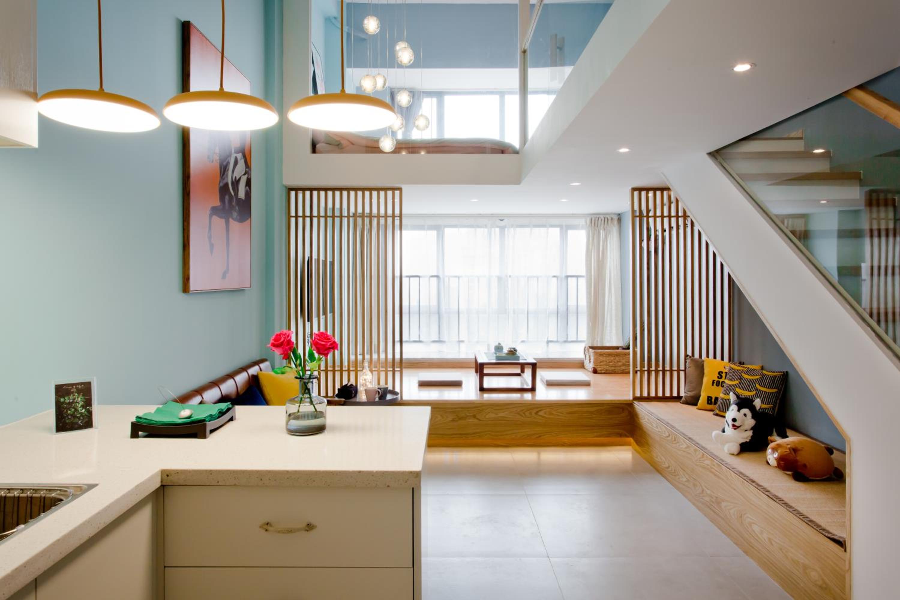 Lavendar Duplex Apartment