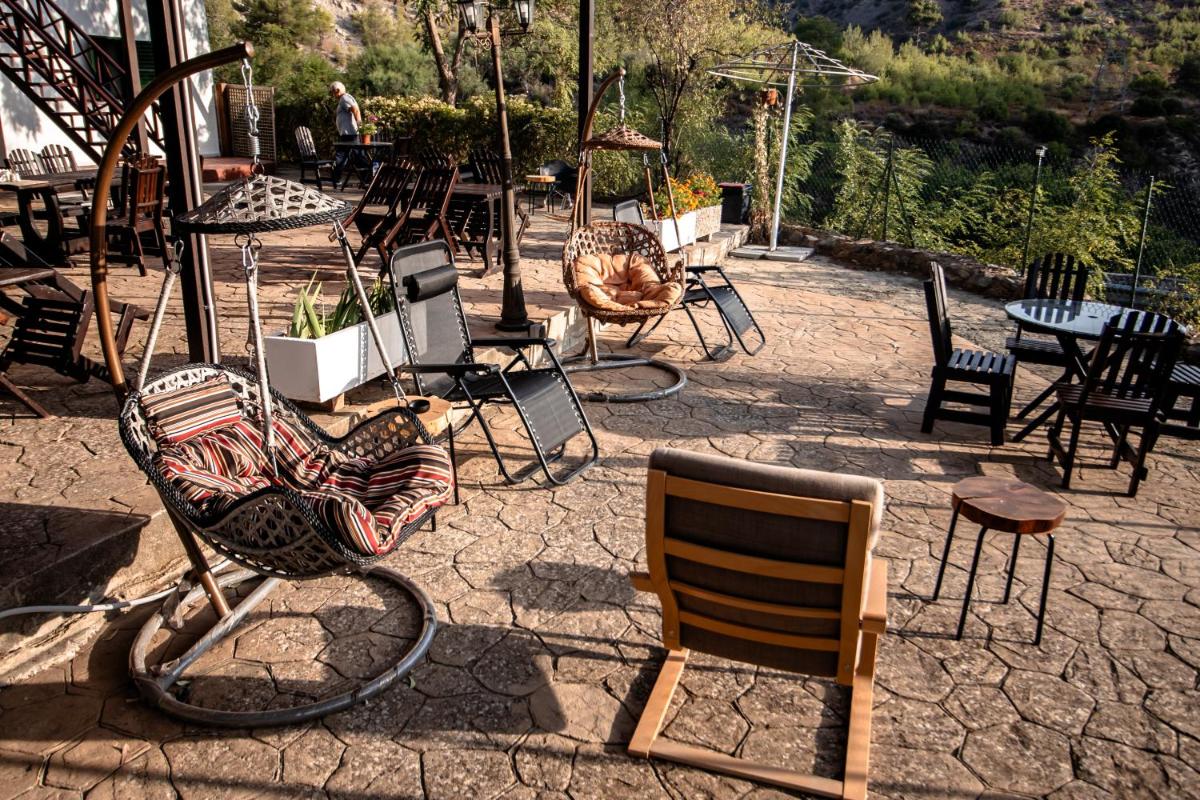 outdoor BBQ area