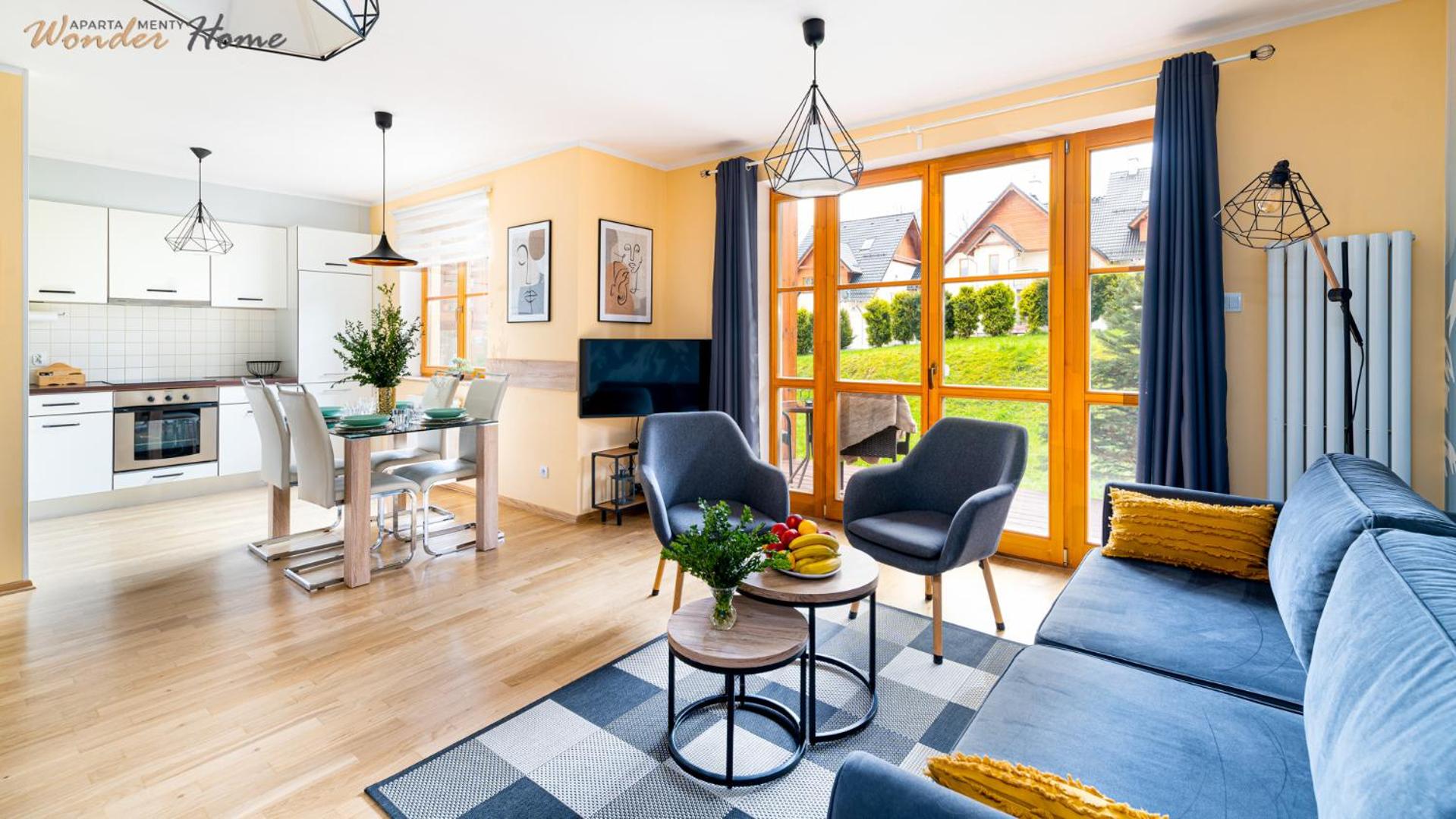 Wonder Home - Domek Karkonosz z kominkiem i dwoma sypialniami - tuż przy stoku Myśliwska 42-1