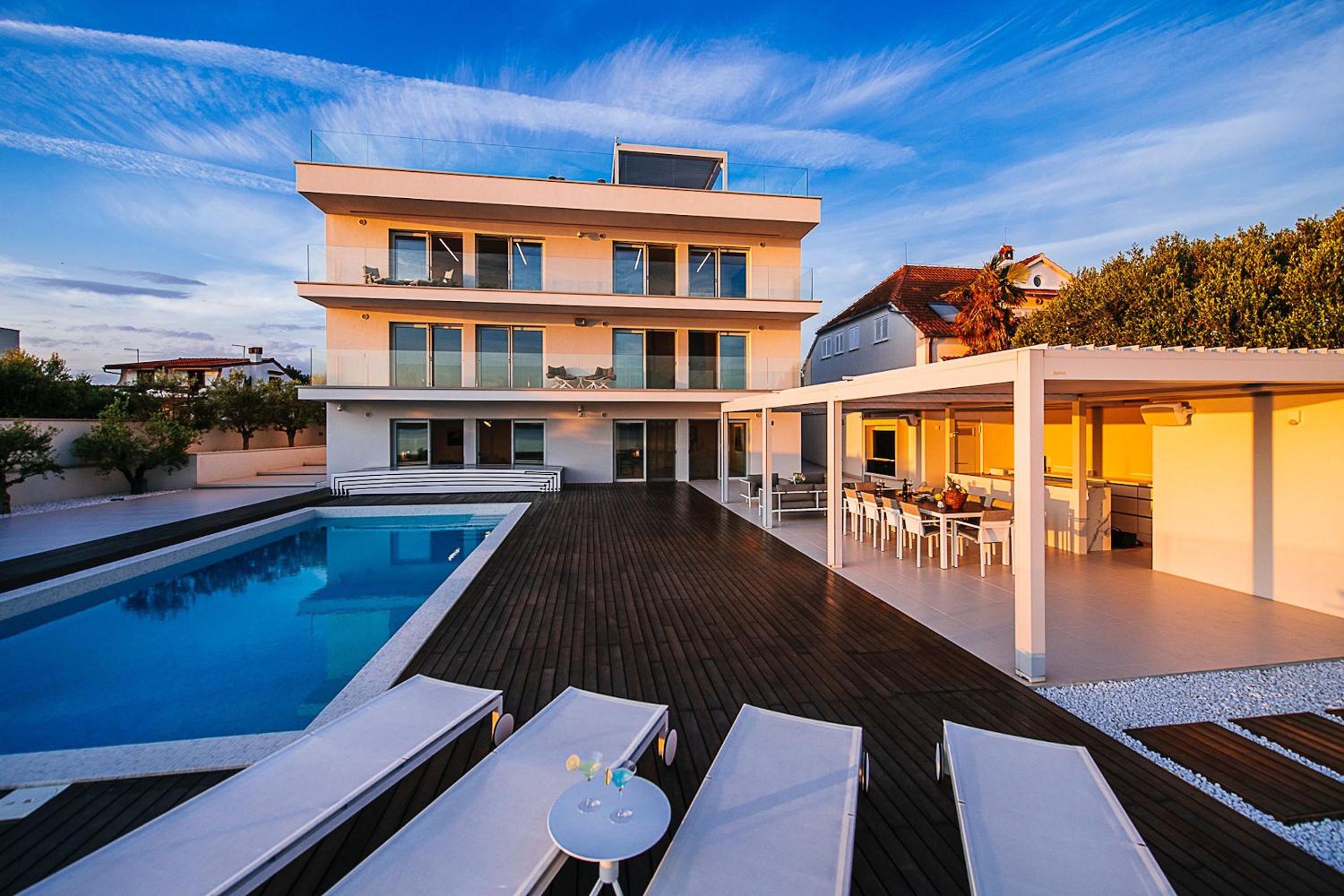 Magical Zadar Villa 6 Bedrooms Villa Ocean Fantasy Astounding Sea Views