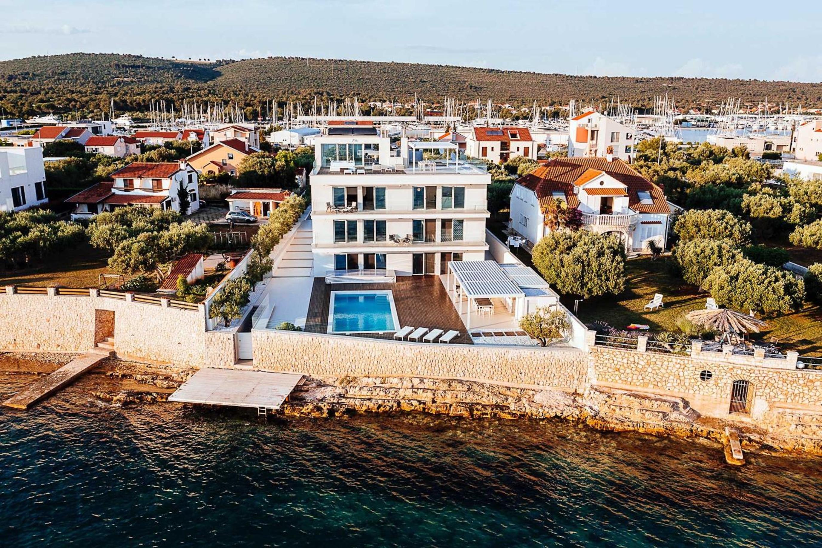 Magical Zadar Villa 6 Bedrooms Villa Ocean Fantasy Astounding Sea Views