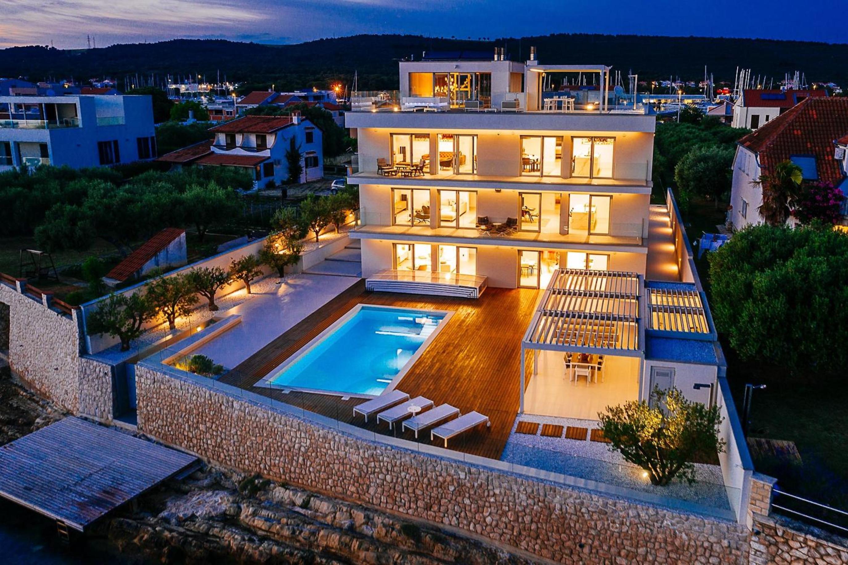 Magical Zadar Villa 6 Bedrooms Villa Ocean Fantasy Astounding Sea Views