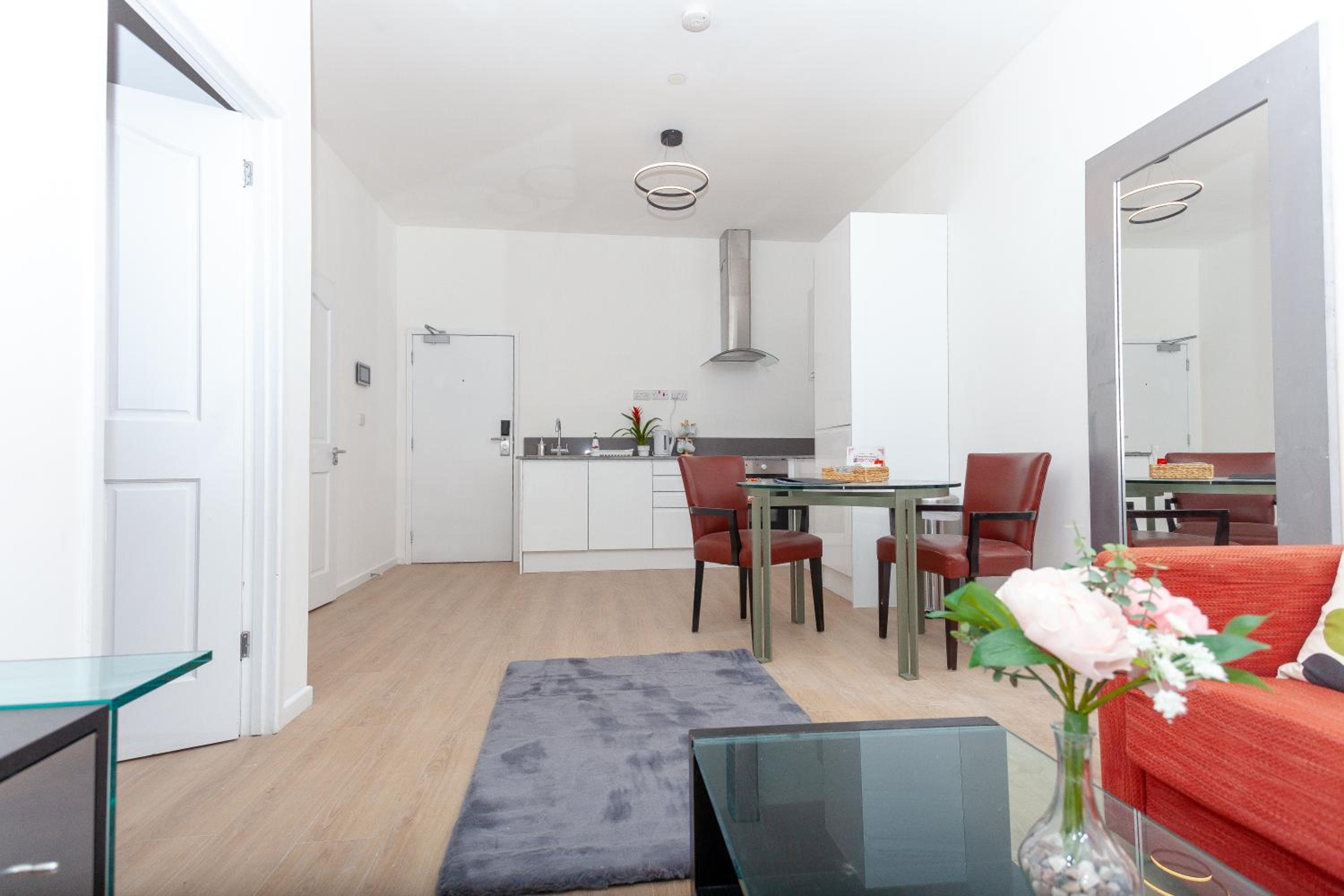 One Bedroom apartment Serviced apartment Smethwick flat 313 view 4
