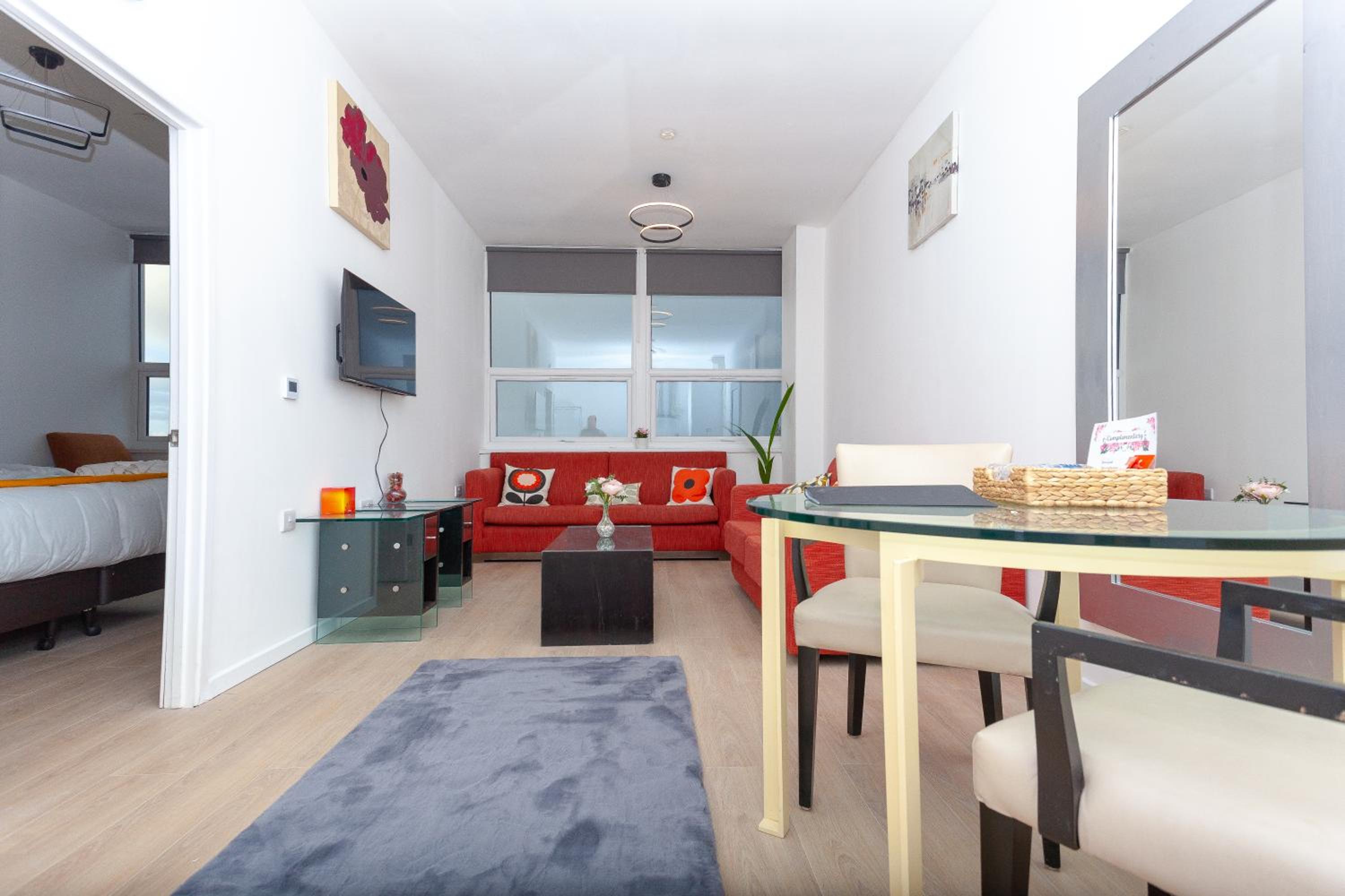 One Bedroom apartment Serviced apartment Smethwick flat 315 view 4