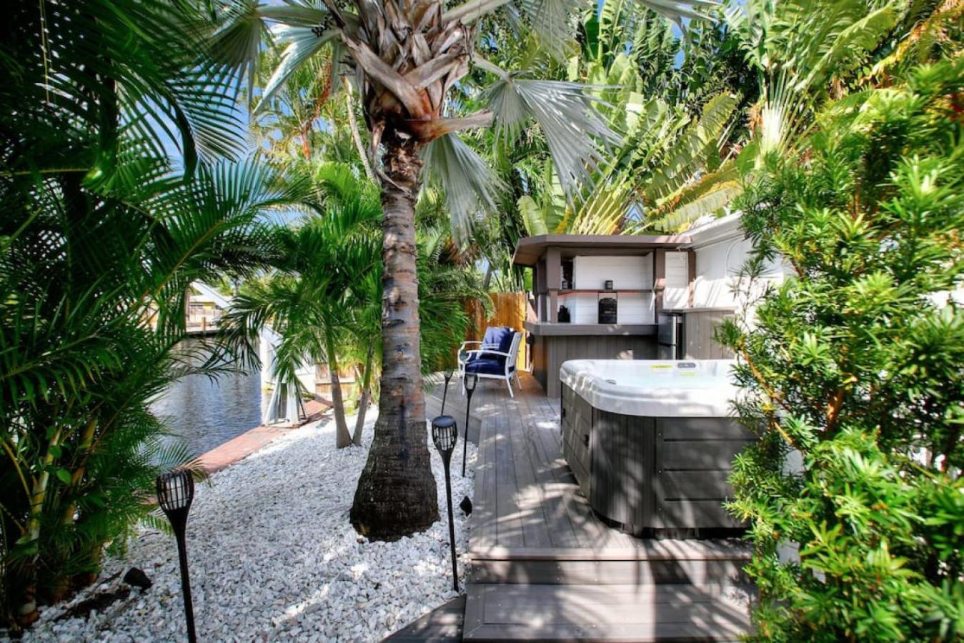 Wilton on the water courtyard and Heated Pool