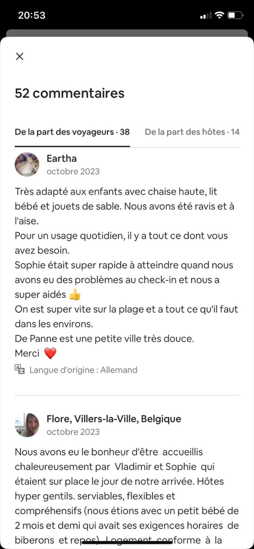 Duplex avec parking à 100m de la mer