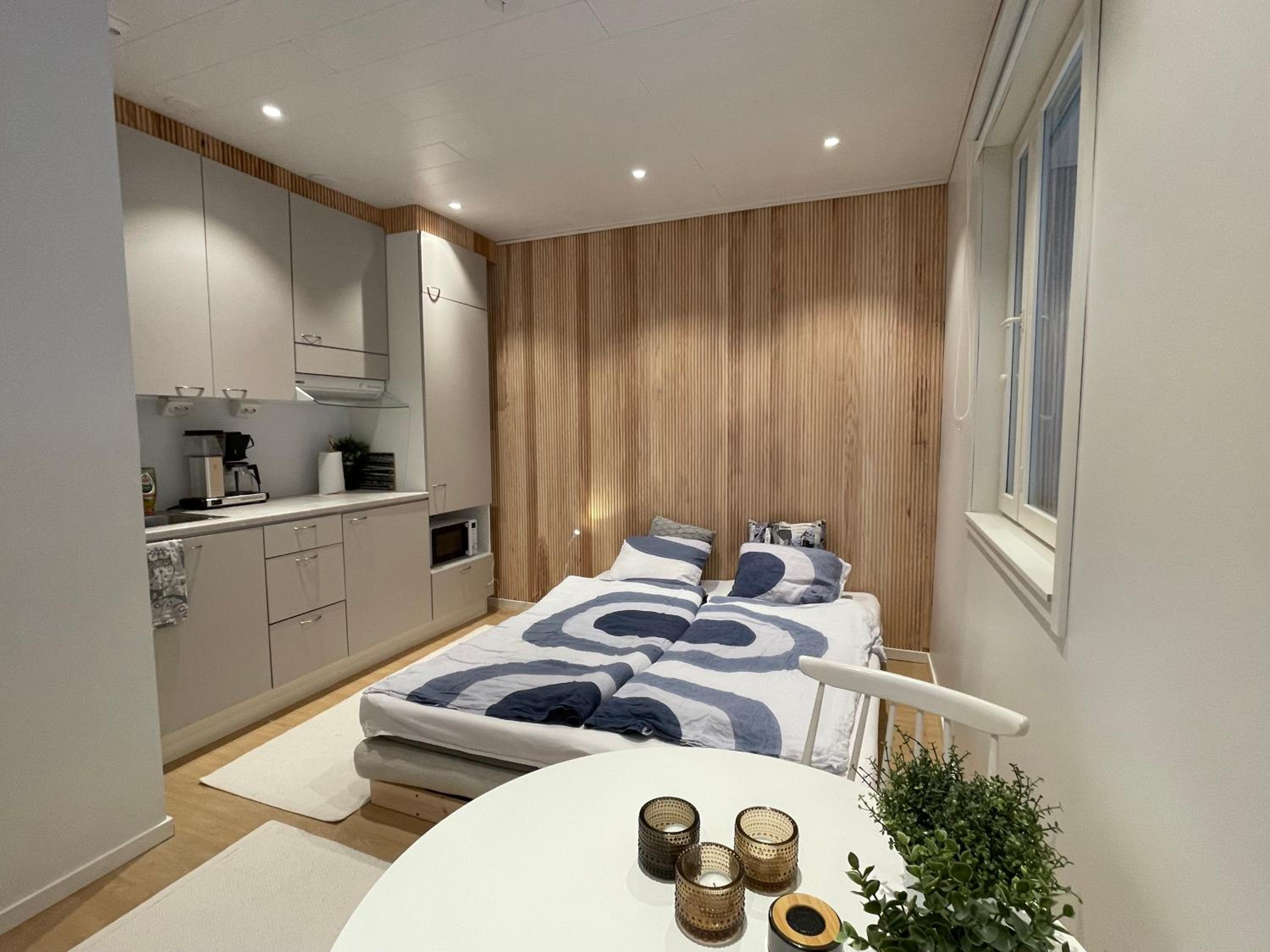 Brand new 1 room cottage with sauna view 4