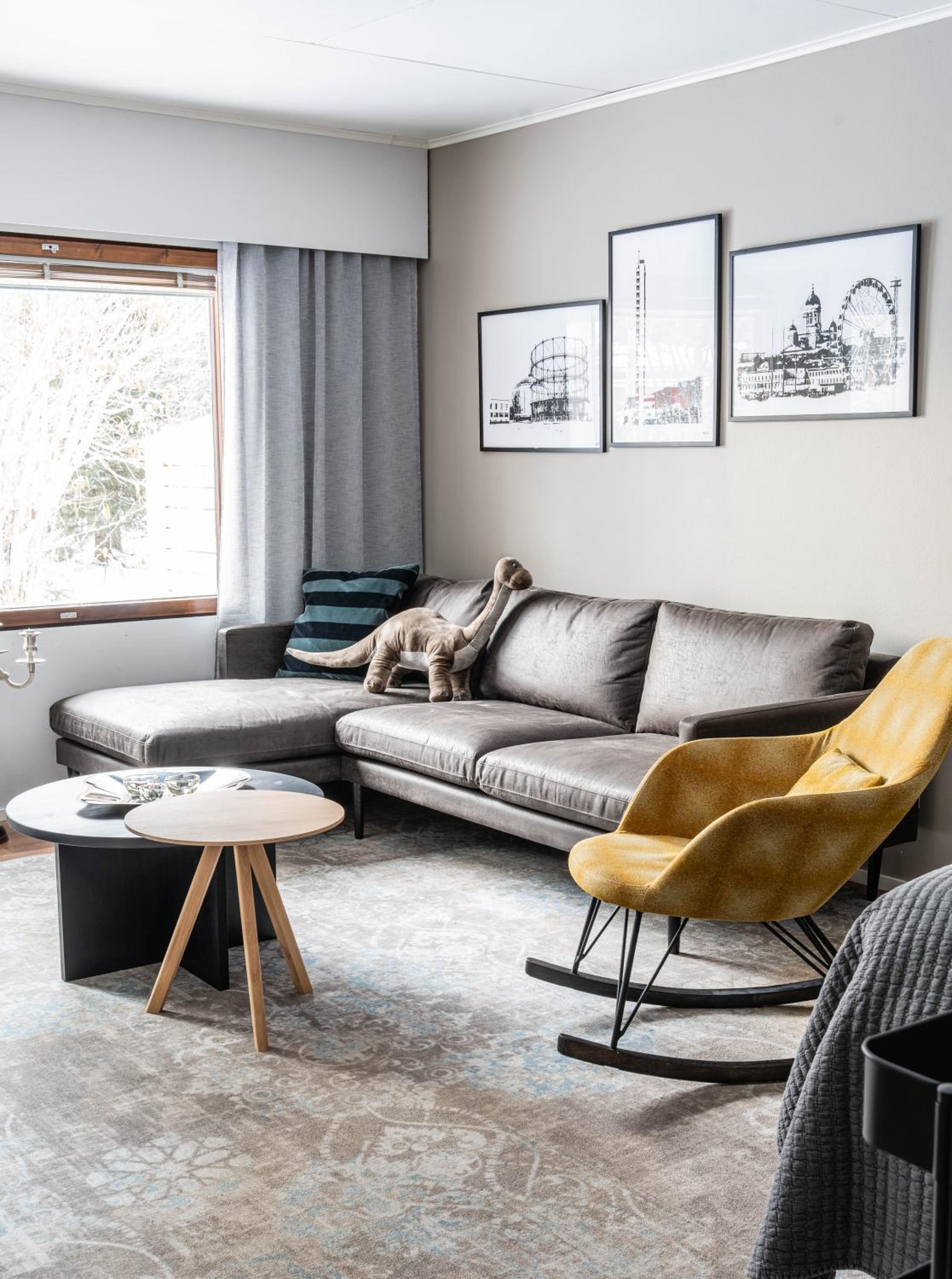 Cozy Ranua Koivutie townhouse with sauna & terrace