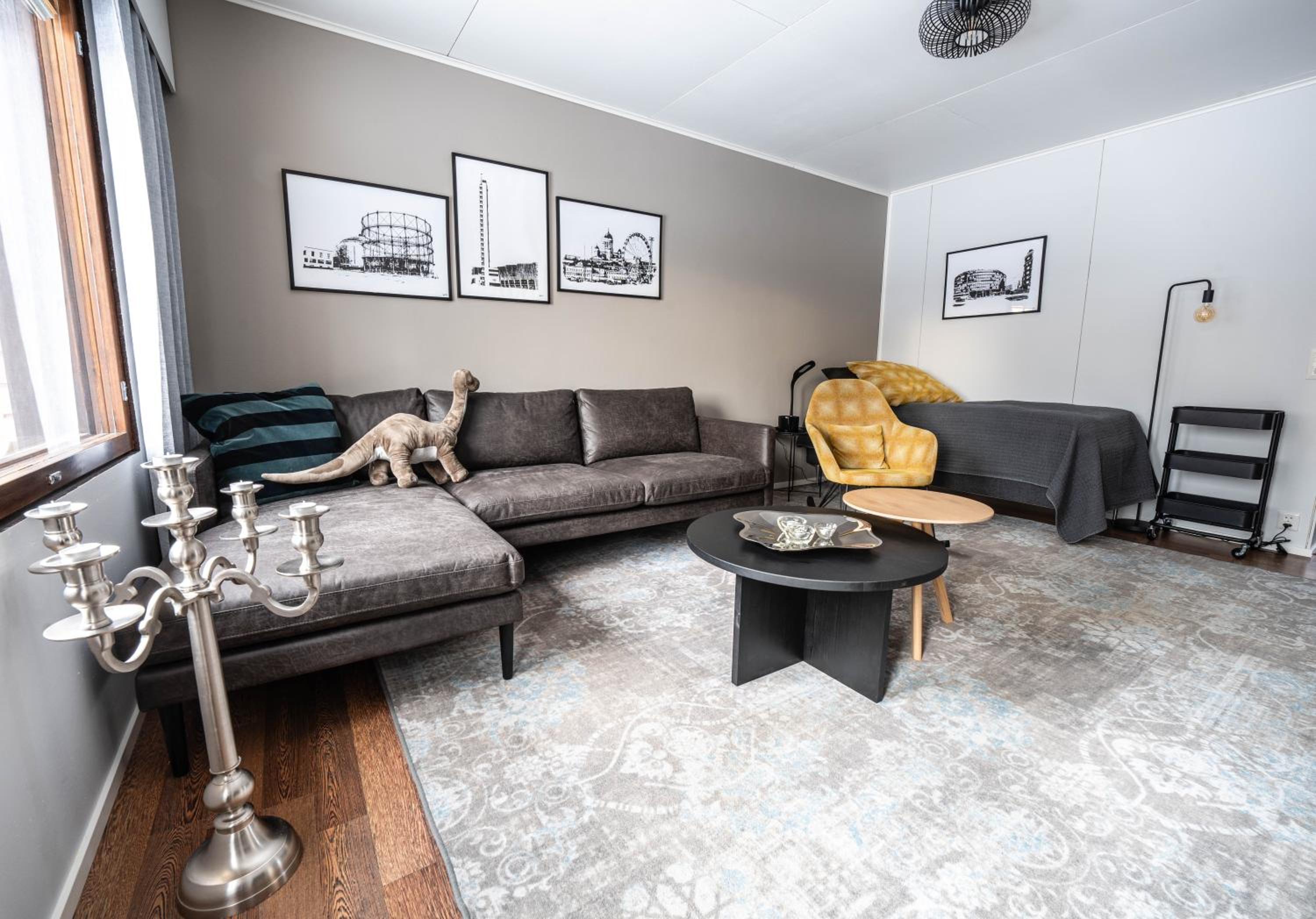 Cozy Ranua Koivutie townhouse with sauna & terrace