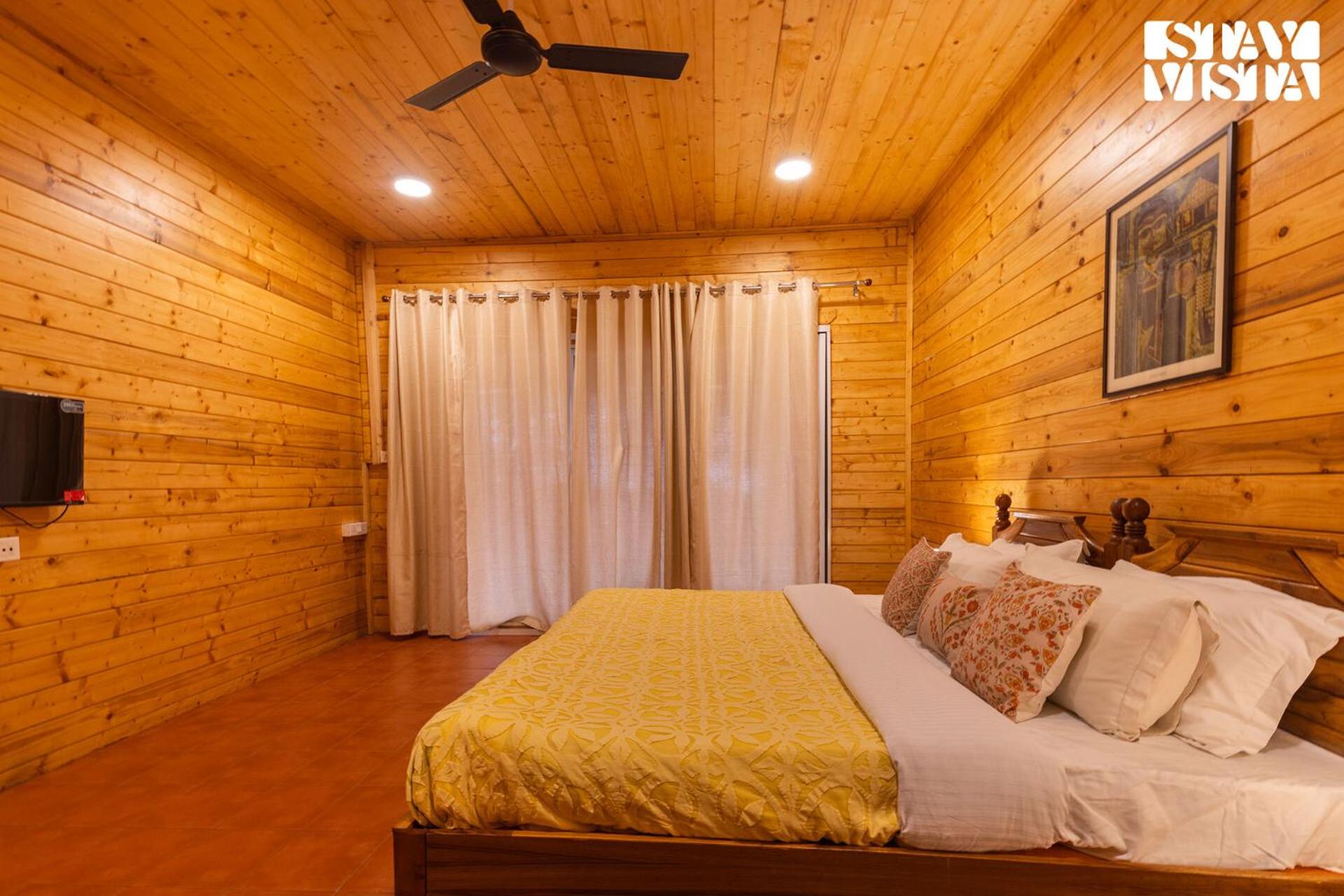 Serene Seaside Chalet by StayVista - Wooden retreat near Nagaon Beach