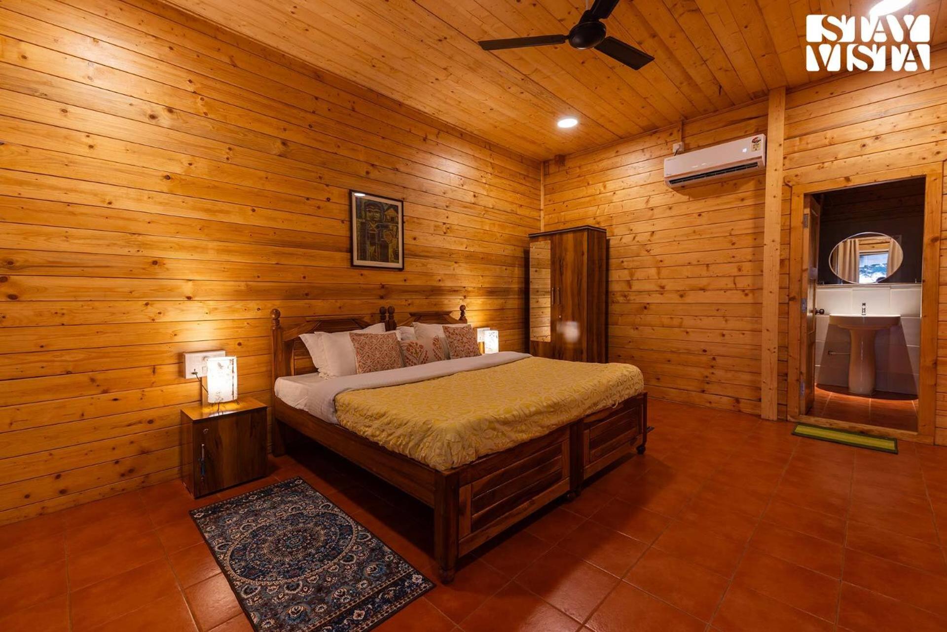 Serene Seaside Chalet by StayVista - Wooden retreat near Nagaon Beach