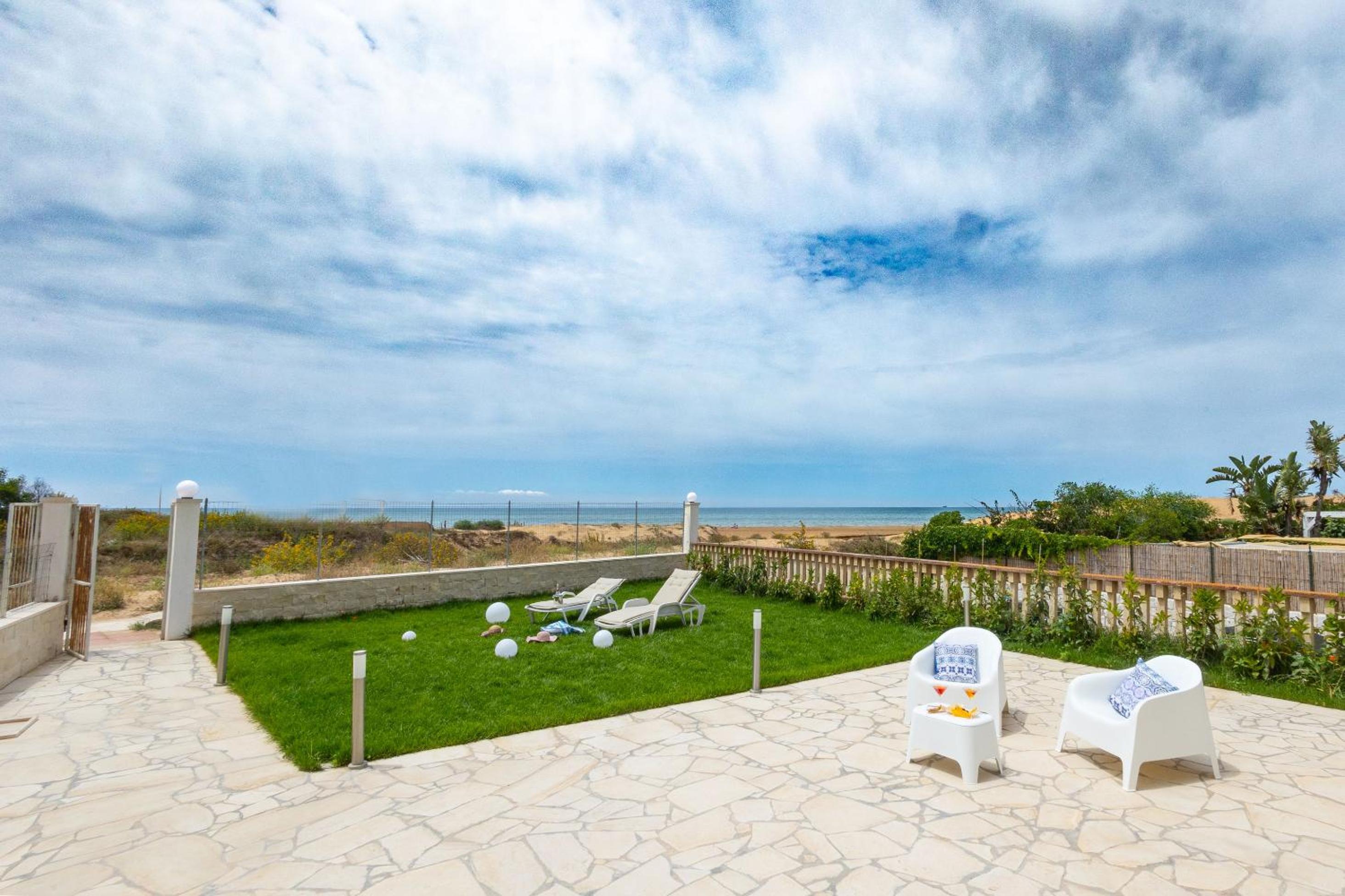 Villa Vittoria on the beach view 5