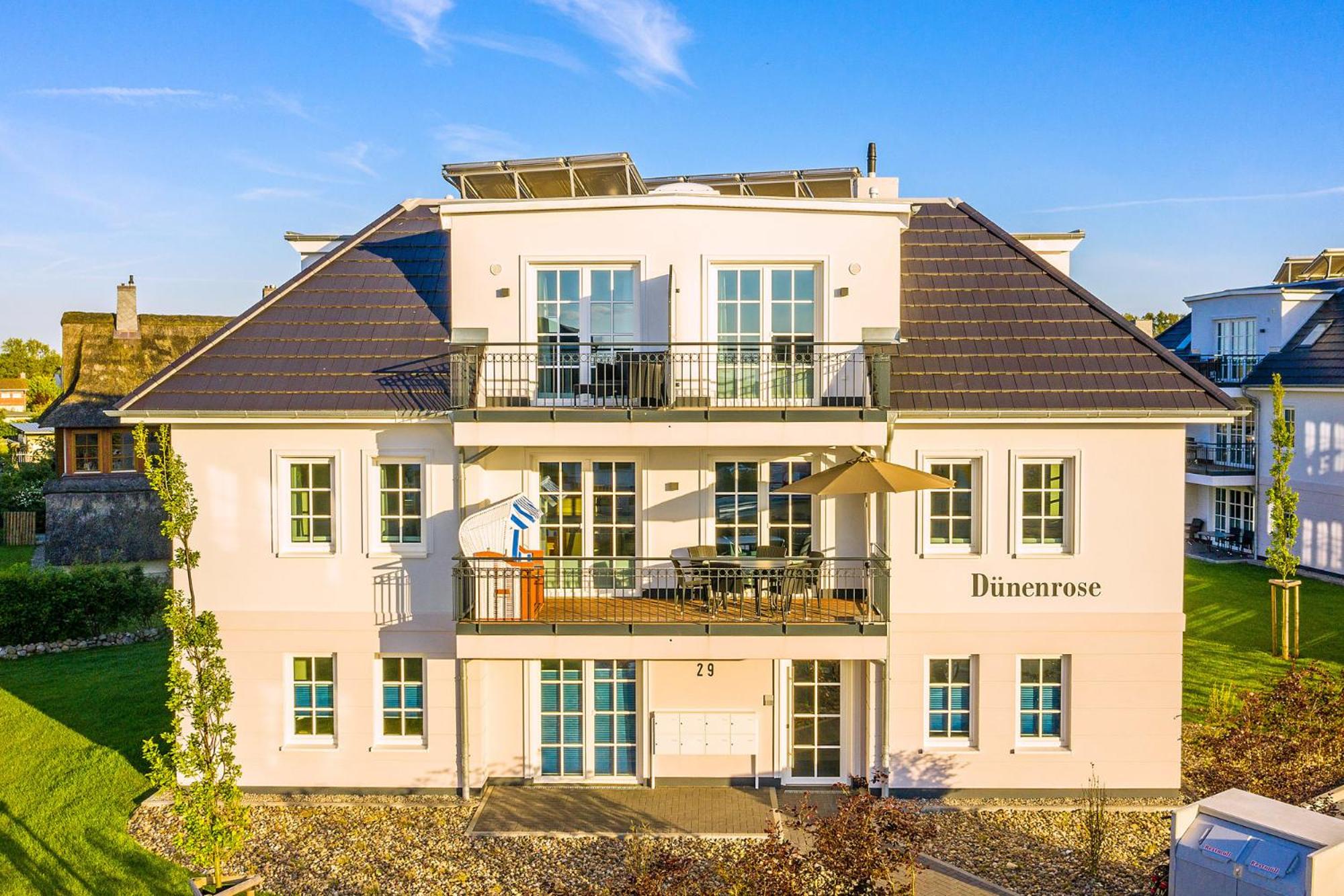 Dünenrose Fewo Wolkenlos