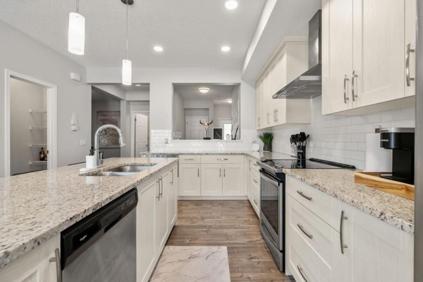 Top Rated Luxury House with Central AC, Double Garage Parking, 2 Kitchens, 5 Bedrooms & More!