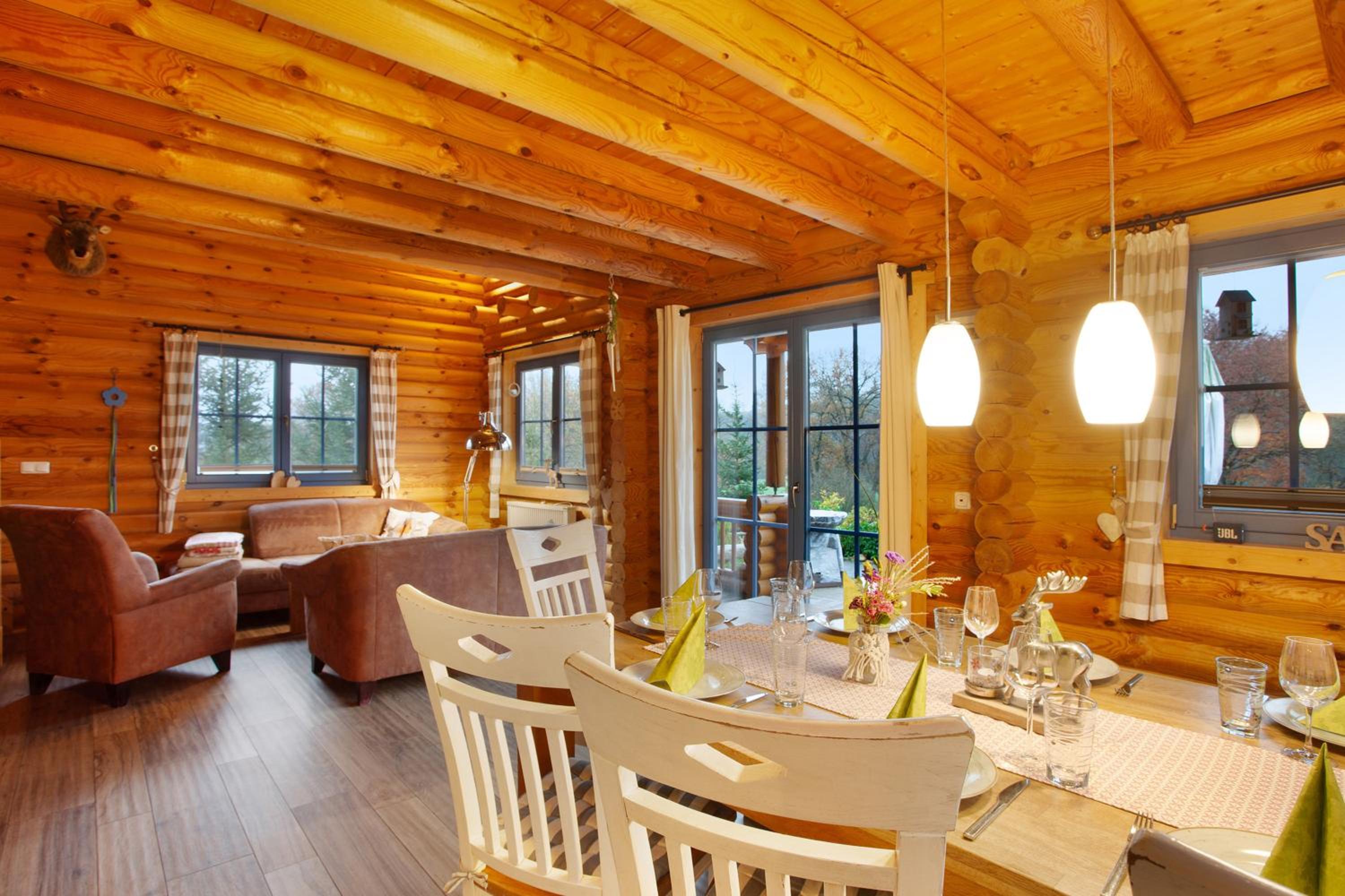 Holzhaus Mühlenblick mit Whirlpool