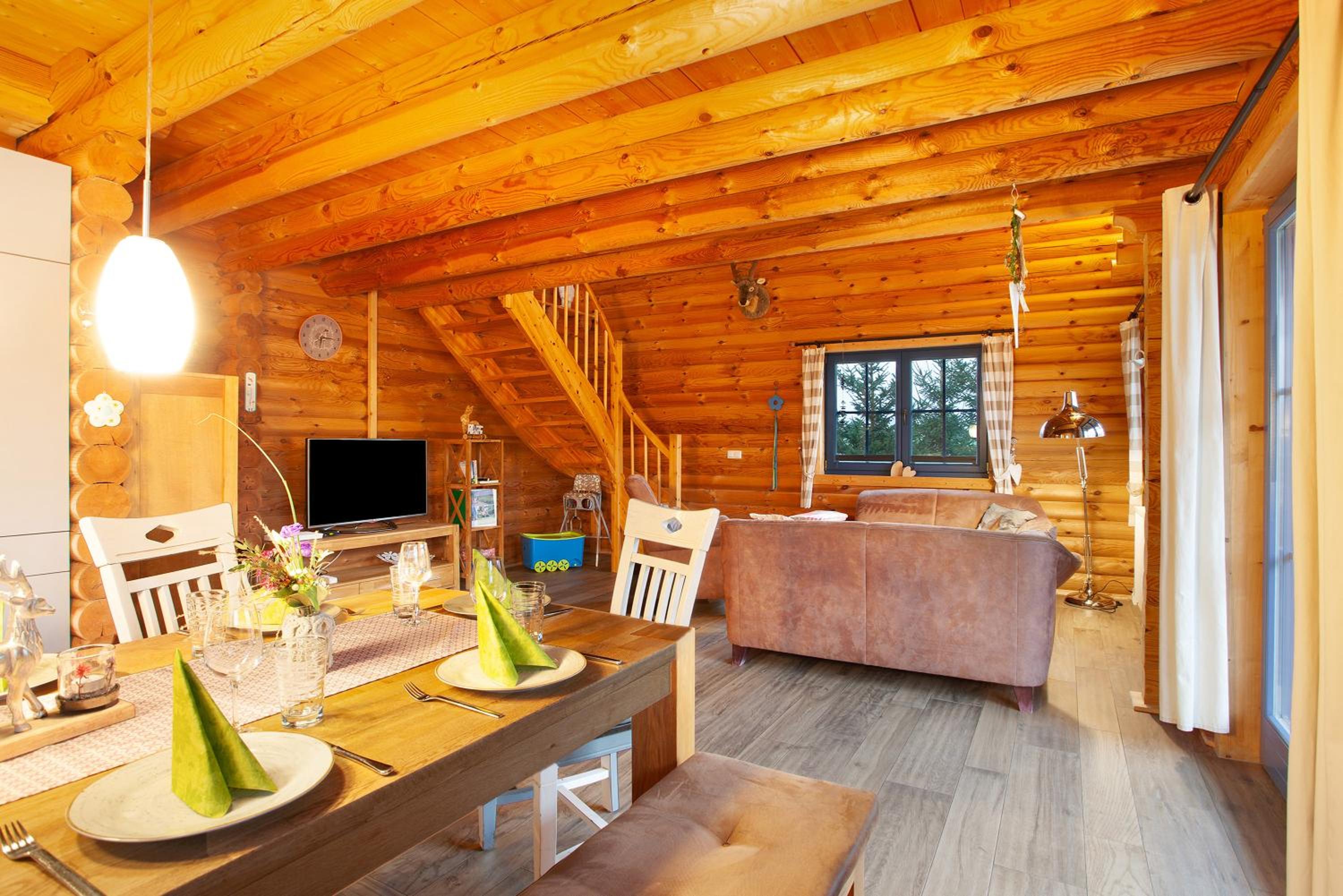 Holzhaus Mühlenblick mit Whirlpool