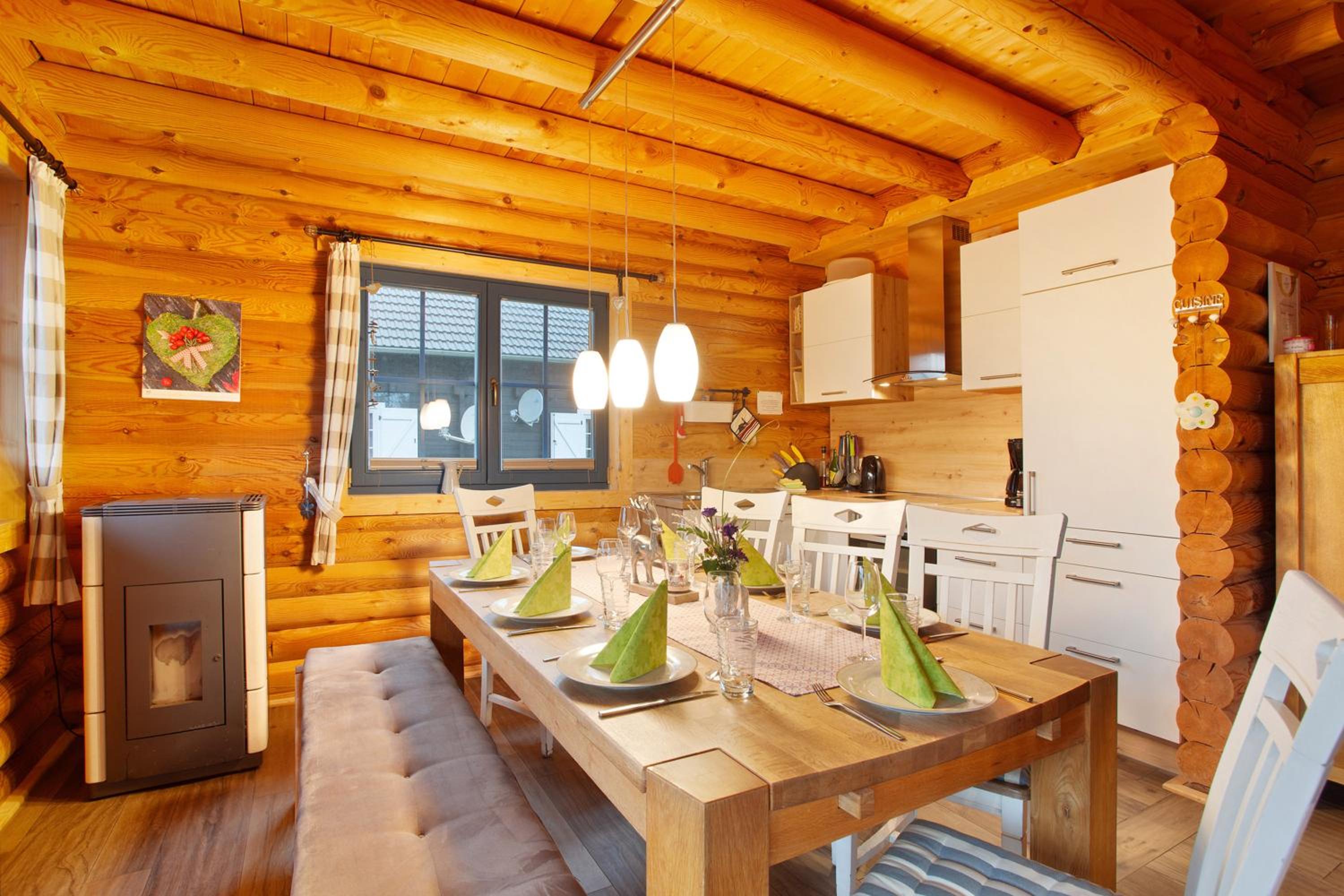 Holzhaus Mühlenblick mit Whirlpool