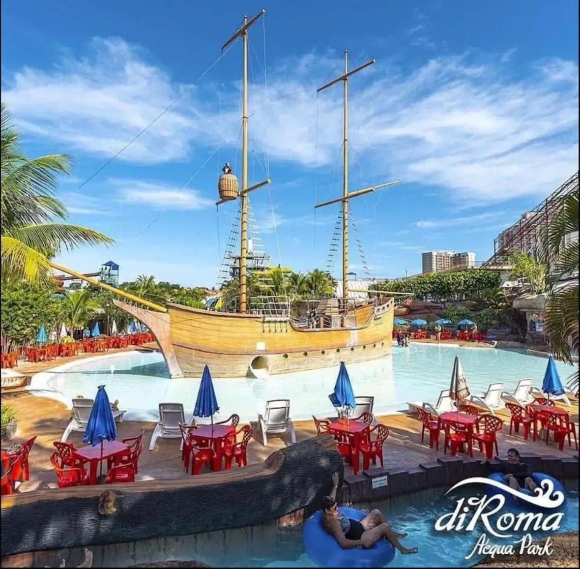 Apartamento Espetacular com acesso ao diRoma Acqua Park