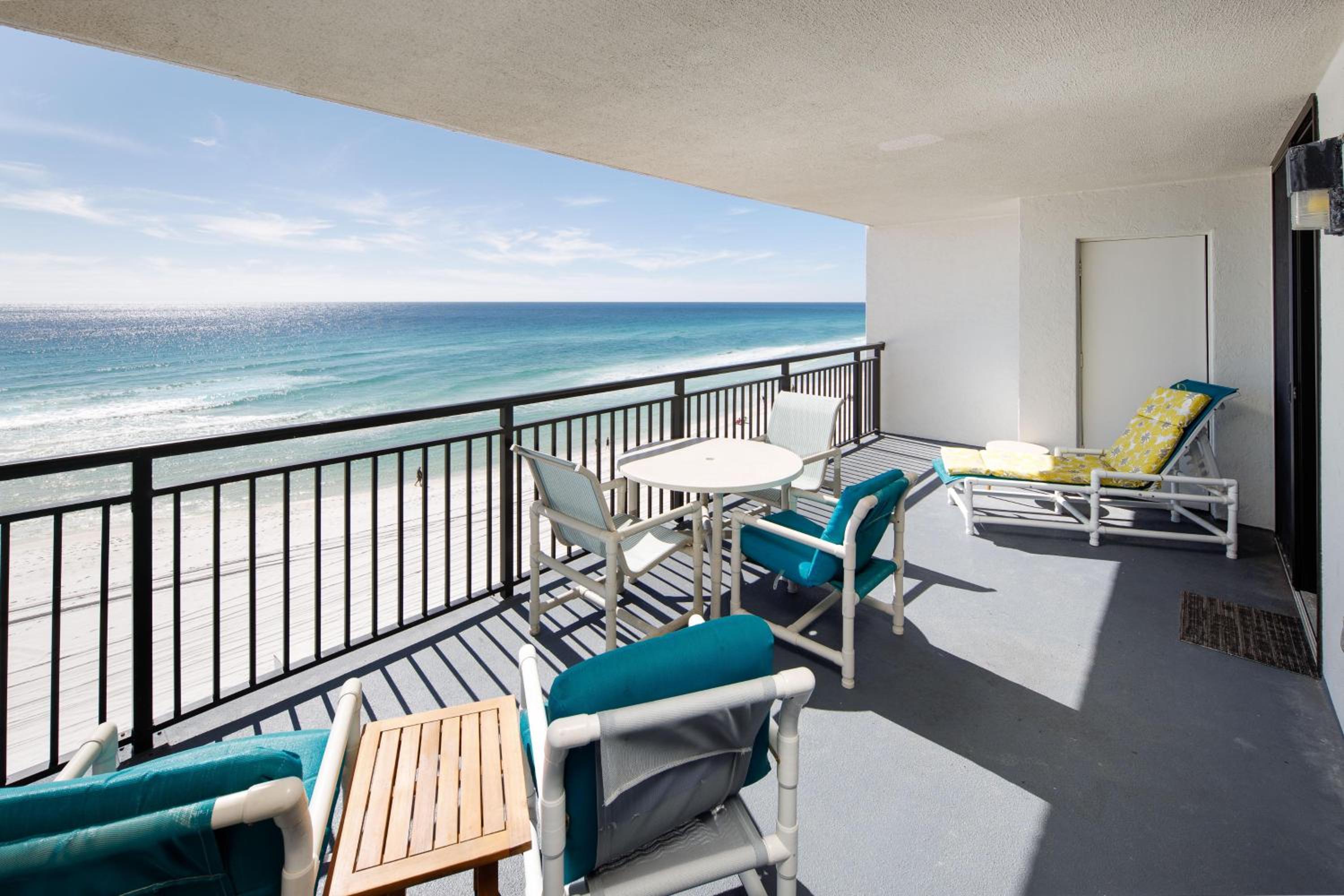 Nautilus 1606 Gulf Front 2 Bedroom 6th Floor Huge Wraparound Balcony view 5