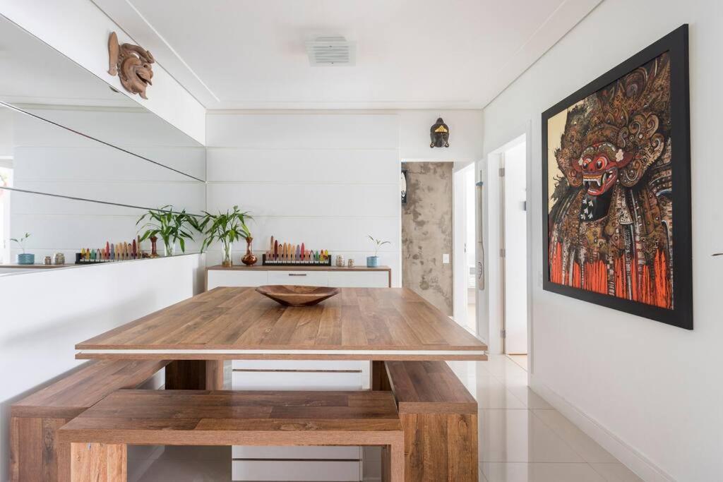 Apartamento acesso privado a praia