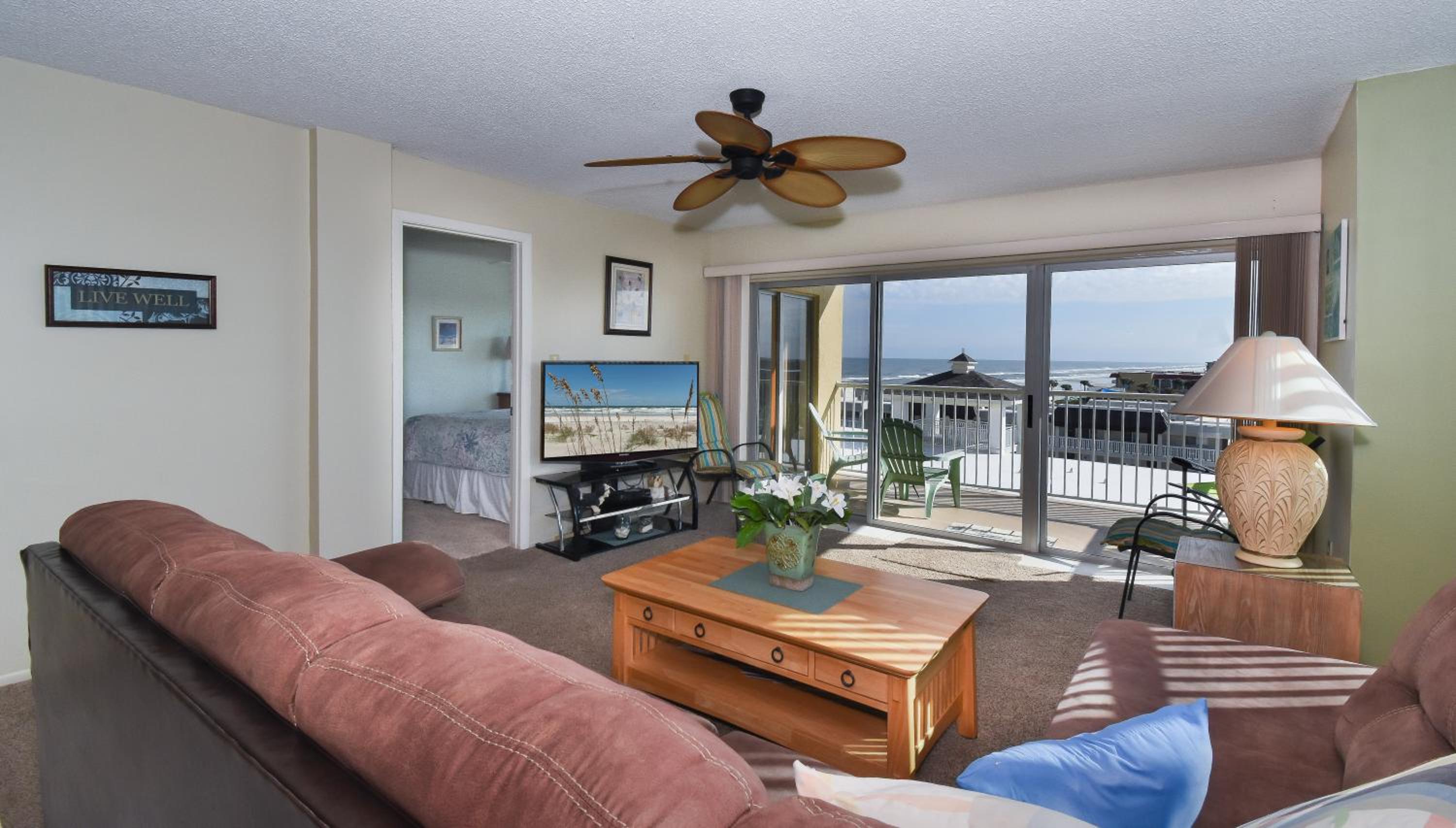 PT608 - Family Friendly Beachfront 22 condo - Walk to shoppingdining view 5